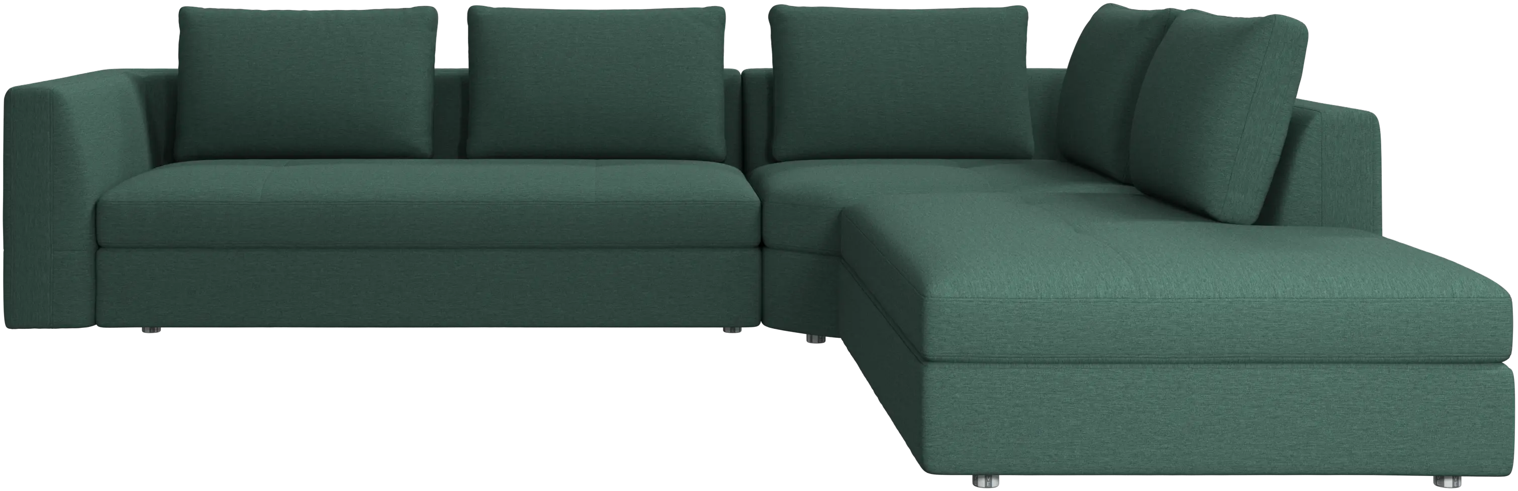Bergamo corner sofa with lounging unit