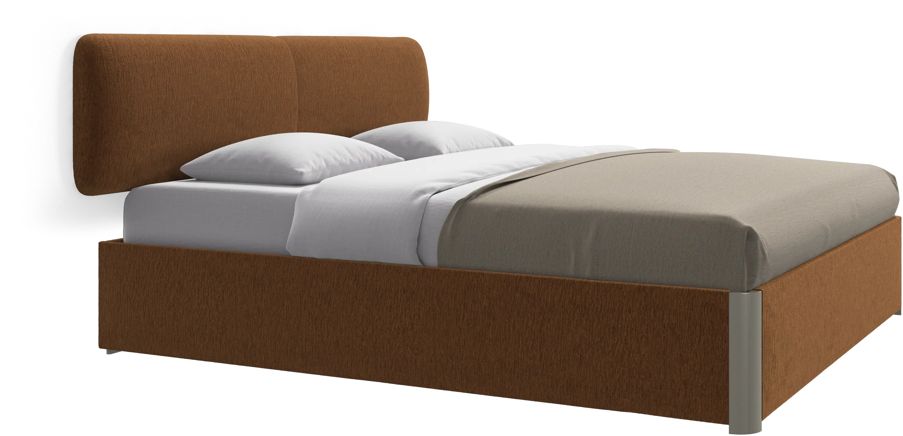 Element lit, tête de lit murale, avec lattes, excl. matelas