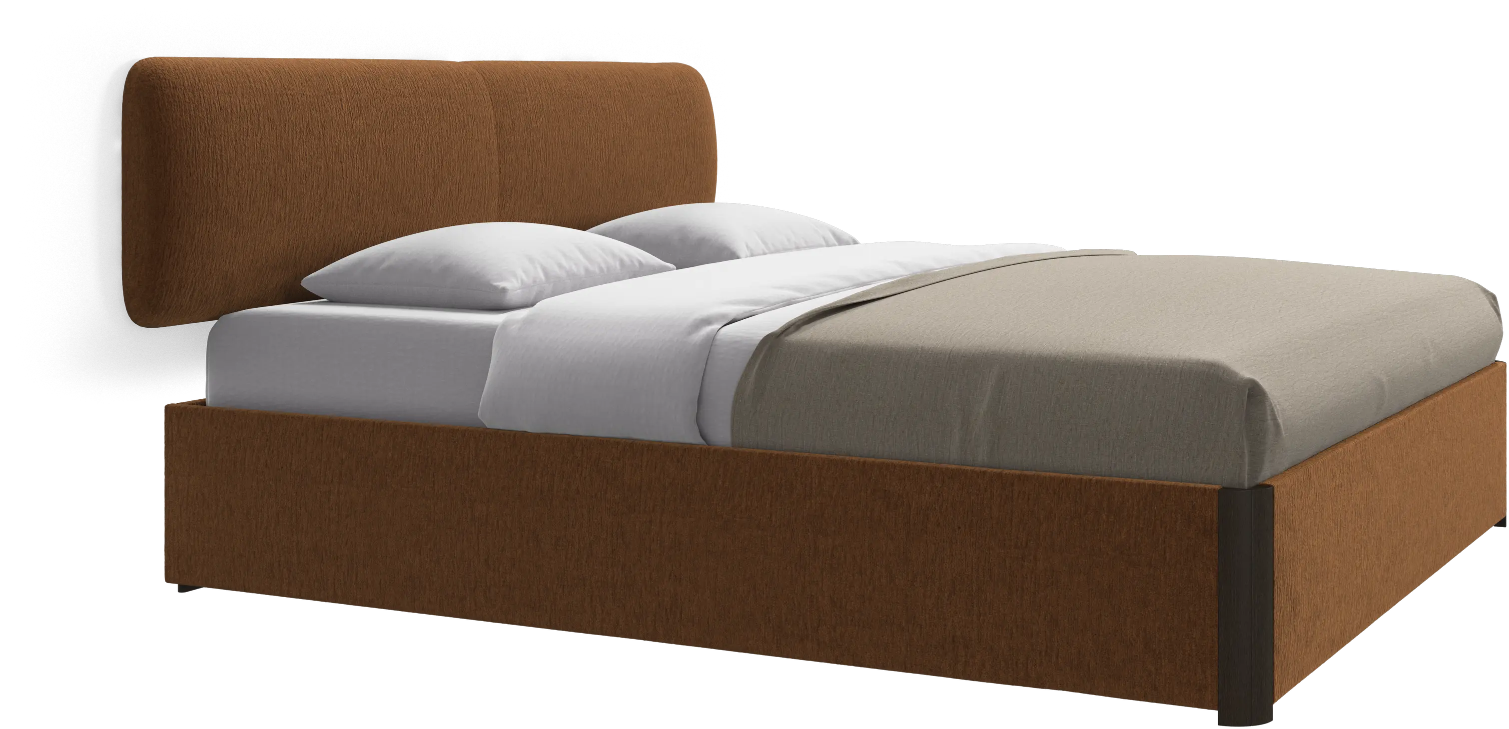 Element lit, tête de lit murale, sans lattes, excl. matelas