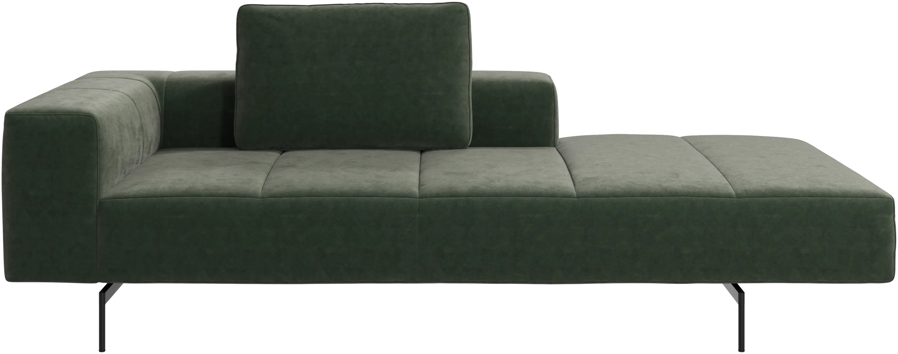 Amsterdam Iounging module for sofa, armrest left, open end right