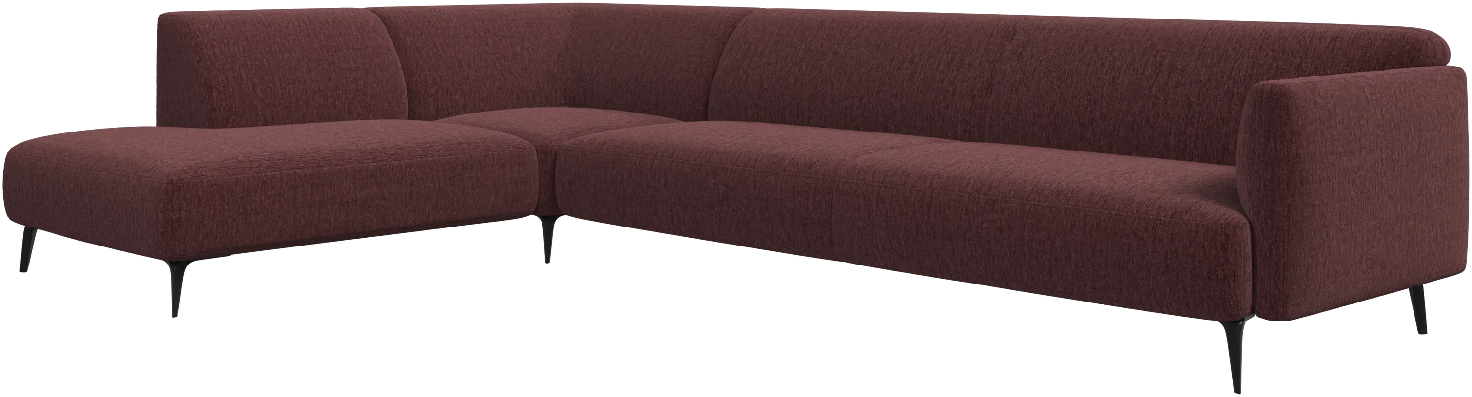 Modena corner sofa with lounging unit
