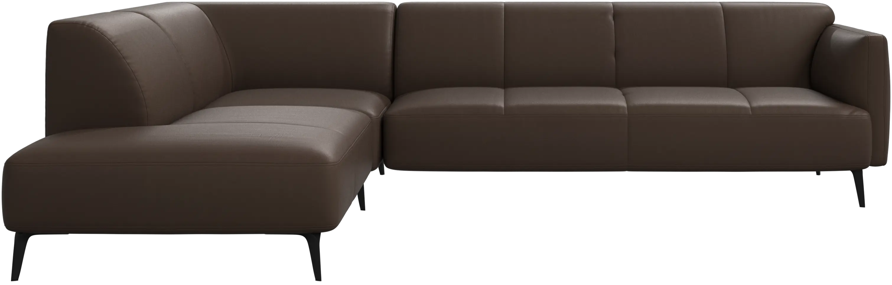 Modena corner sofa with lounging unit