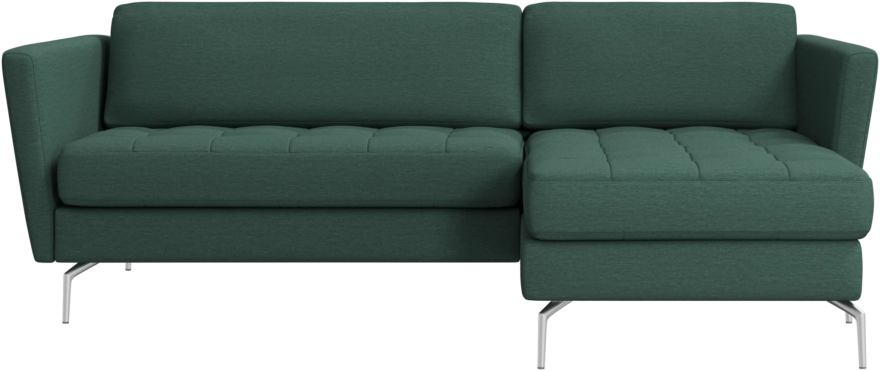 Osaka sofa with resting unit, tufted seat