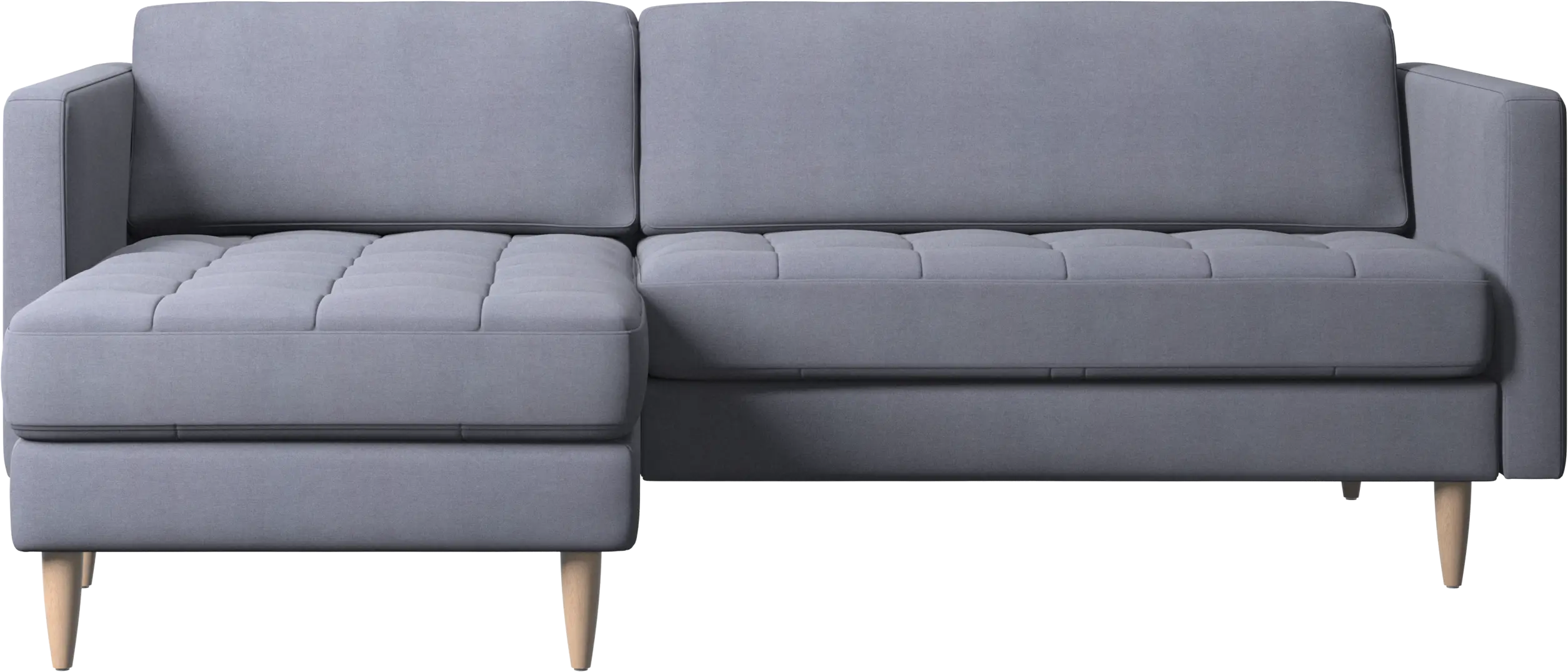 Osaka sofa with resting unit, tufted seat