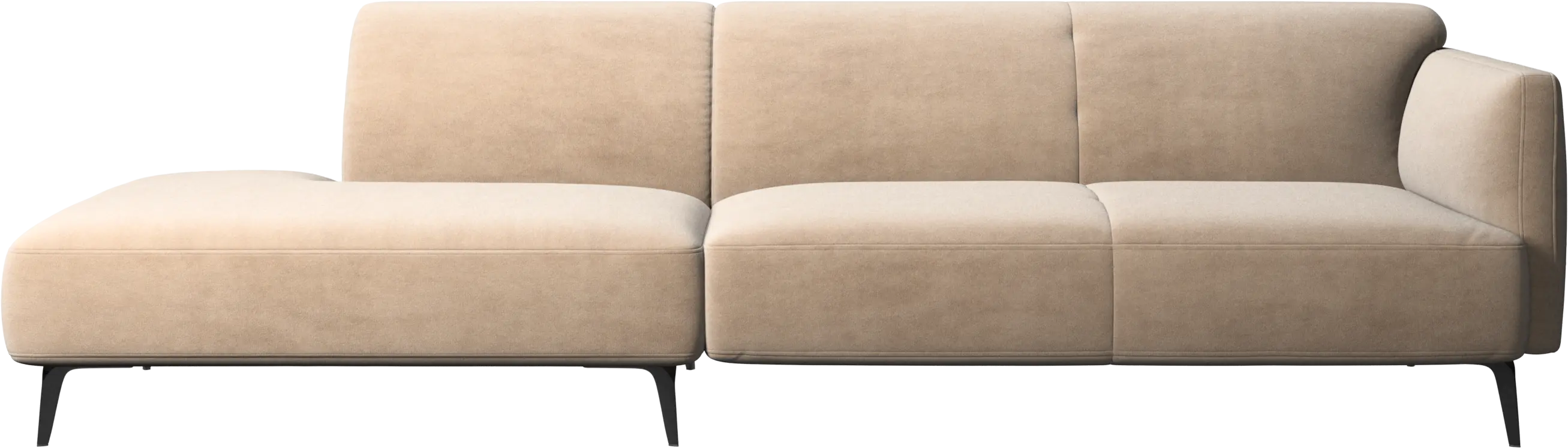 Modena sofa with lounging unit