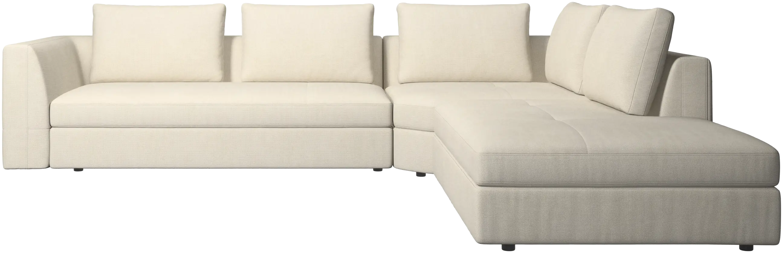 Bergamo corner sofa with lounging unit