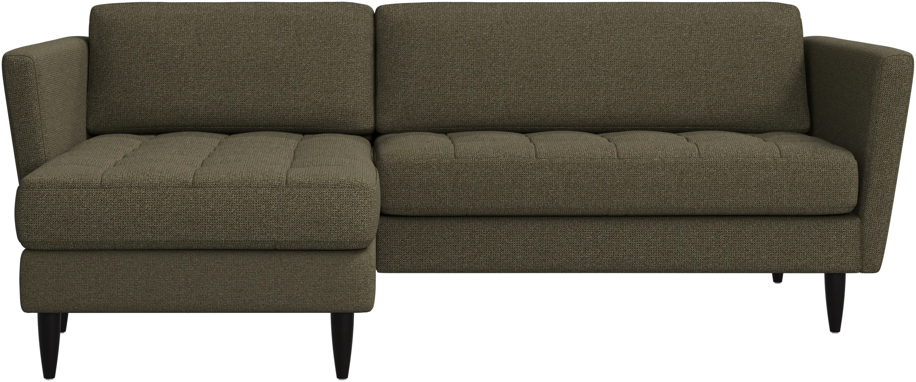 Osaka sofa with resting unit, tufted seat