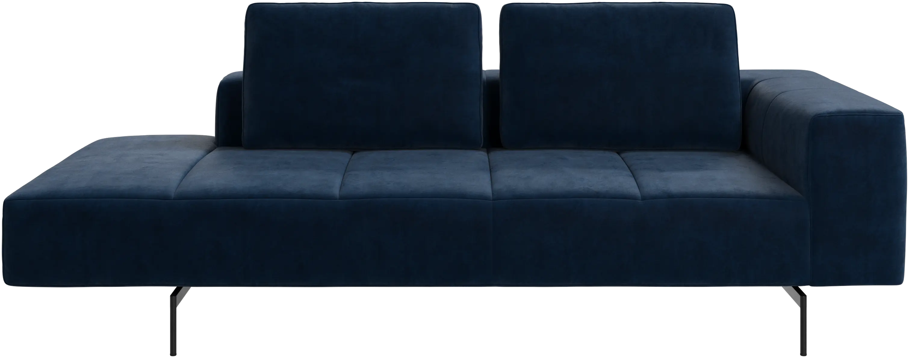 Amsterdam resting module for sofa, armrest right, open end left