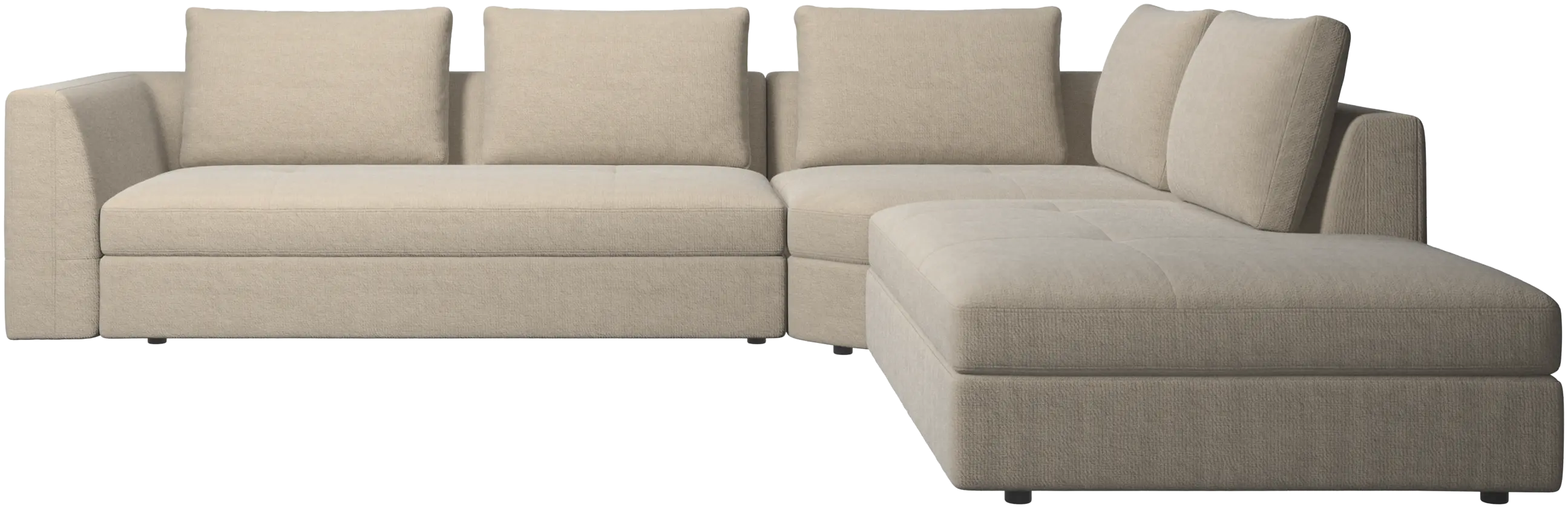 Bergamo corner sofa with lounging unit