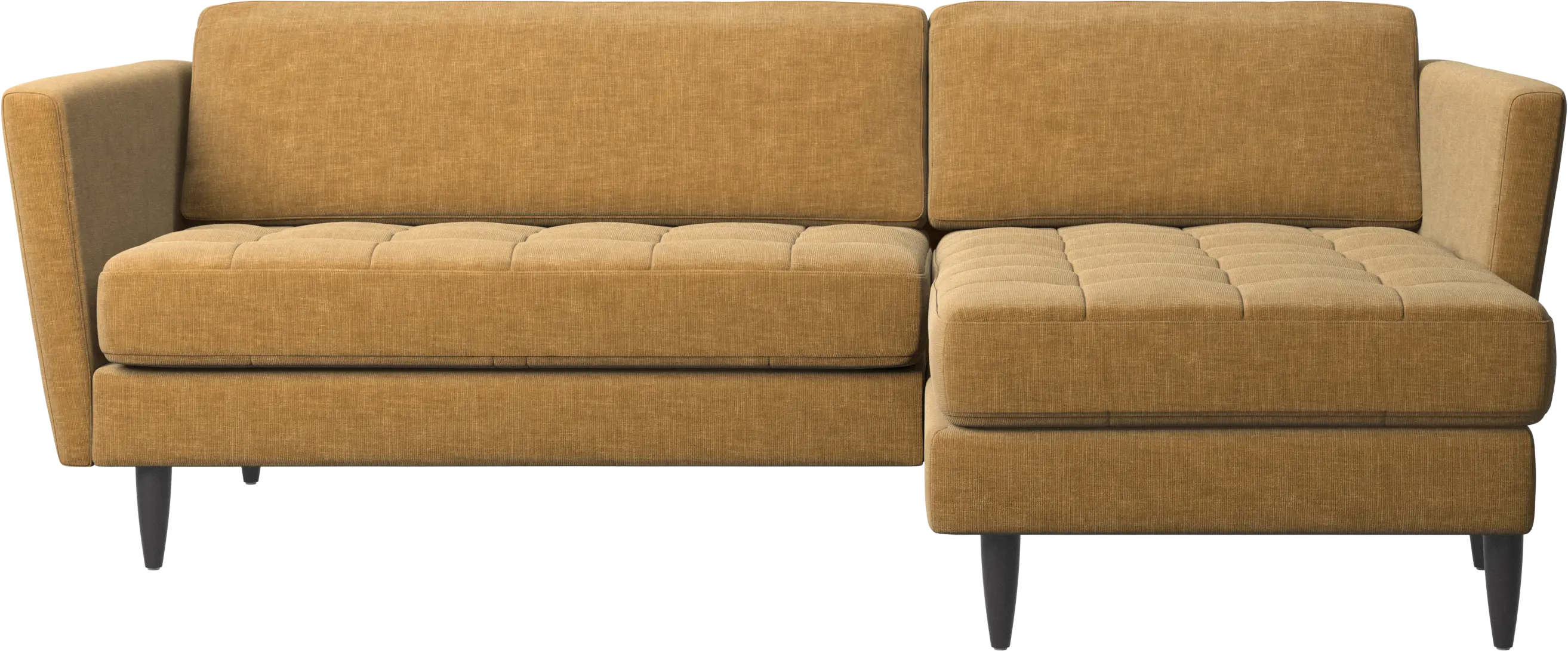 Osaka sofa with resting unit, tufted seat