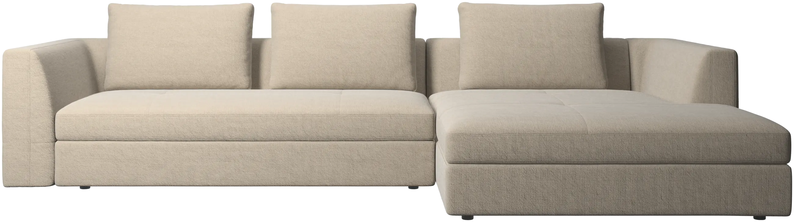 Bergamo sofa with resting unit