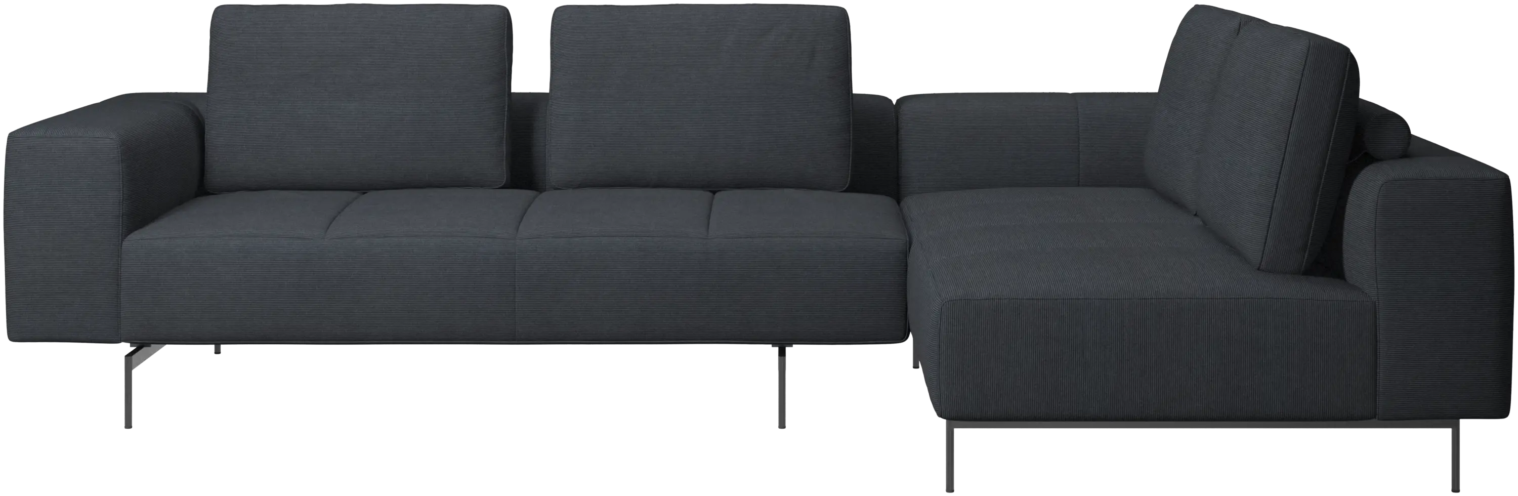Amsterdam corner sofa with lounging unit