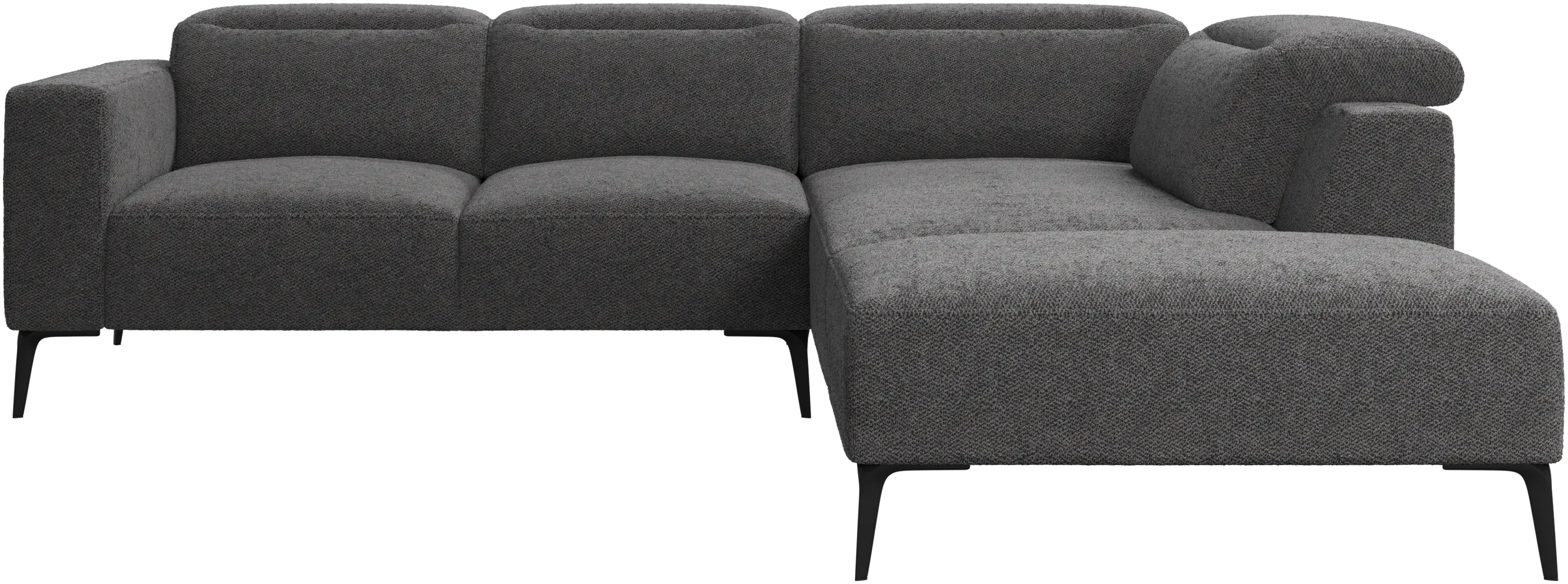 Zürich corner sofa with lounging unit