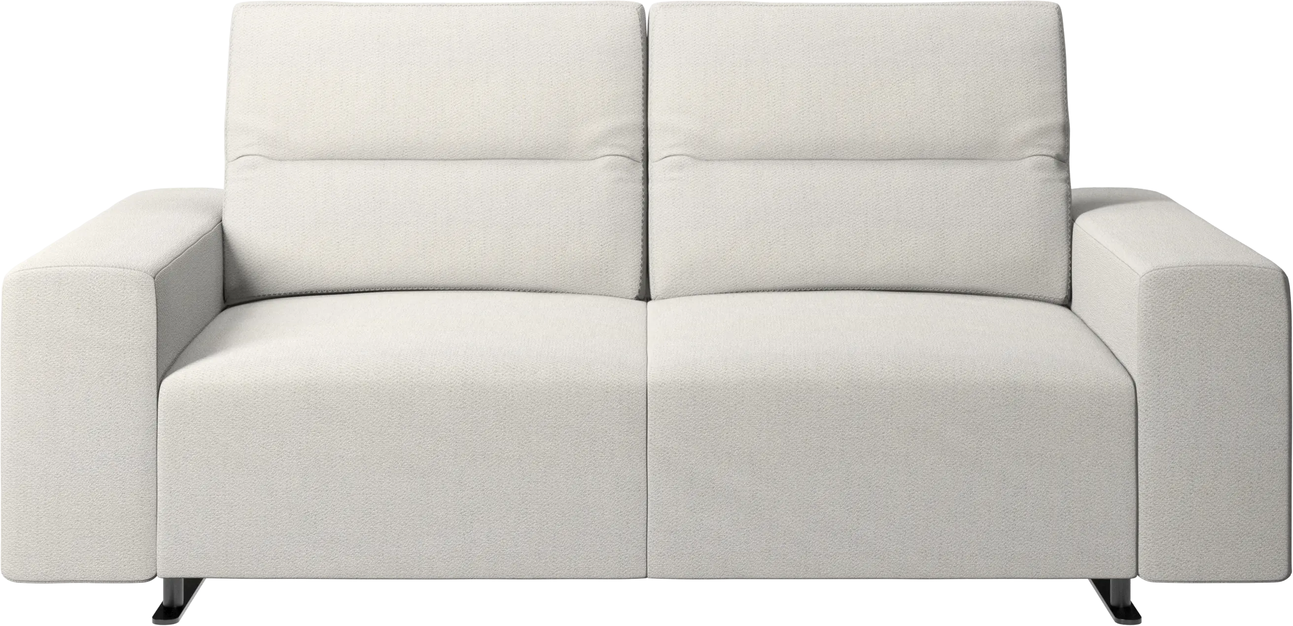 Hampton sofa with adjustable back and storage on the left side