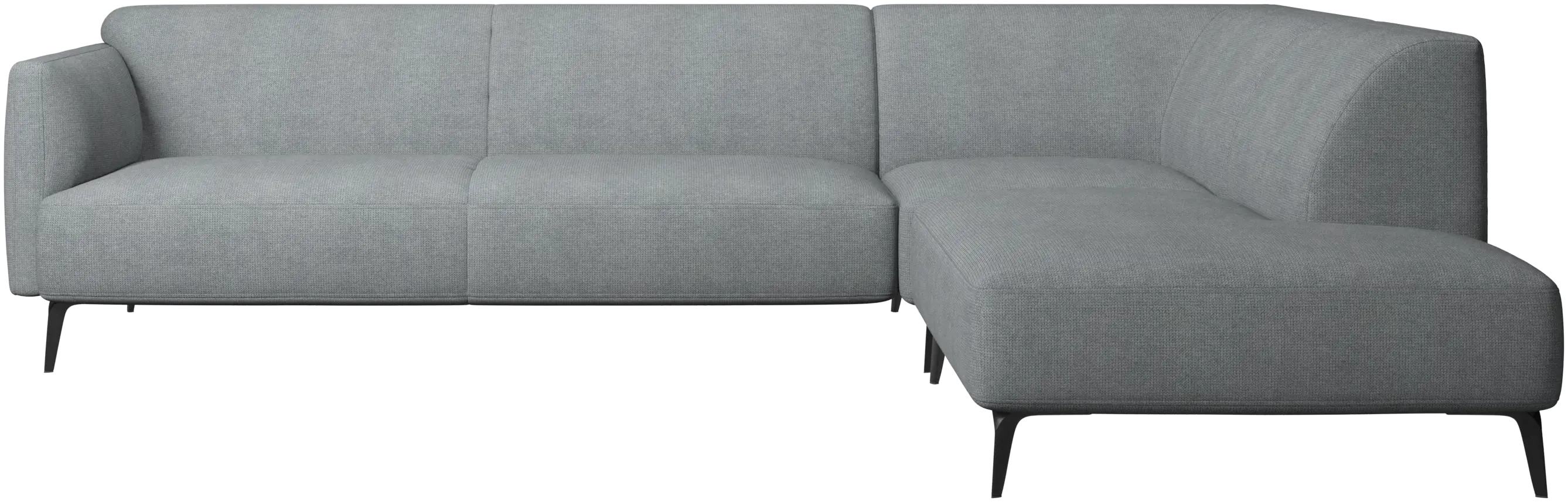 Modena corner sofa with lounging unit