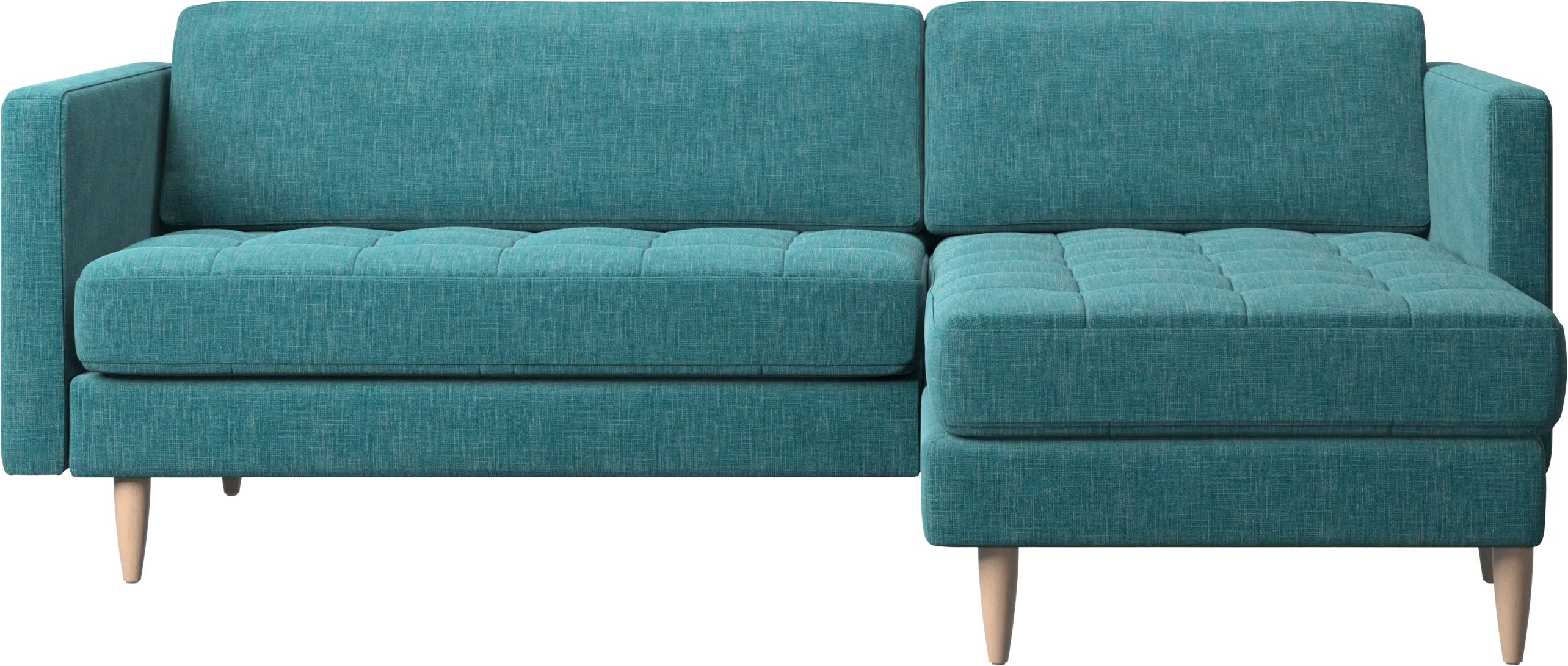 Osaka sofa with resting unit, tufted seat