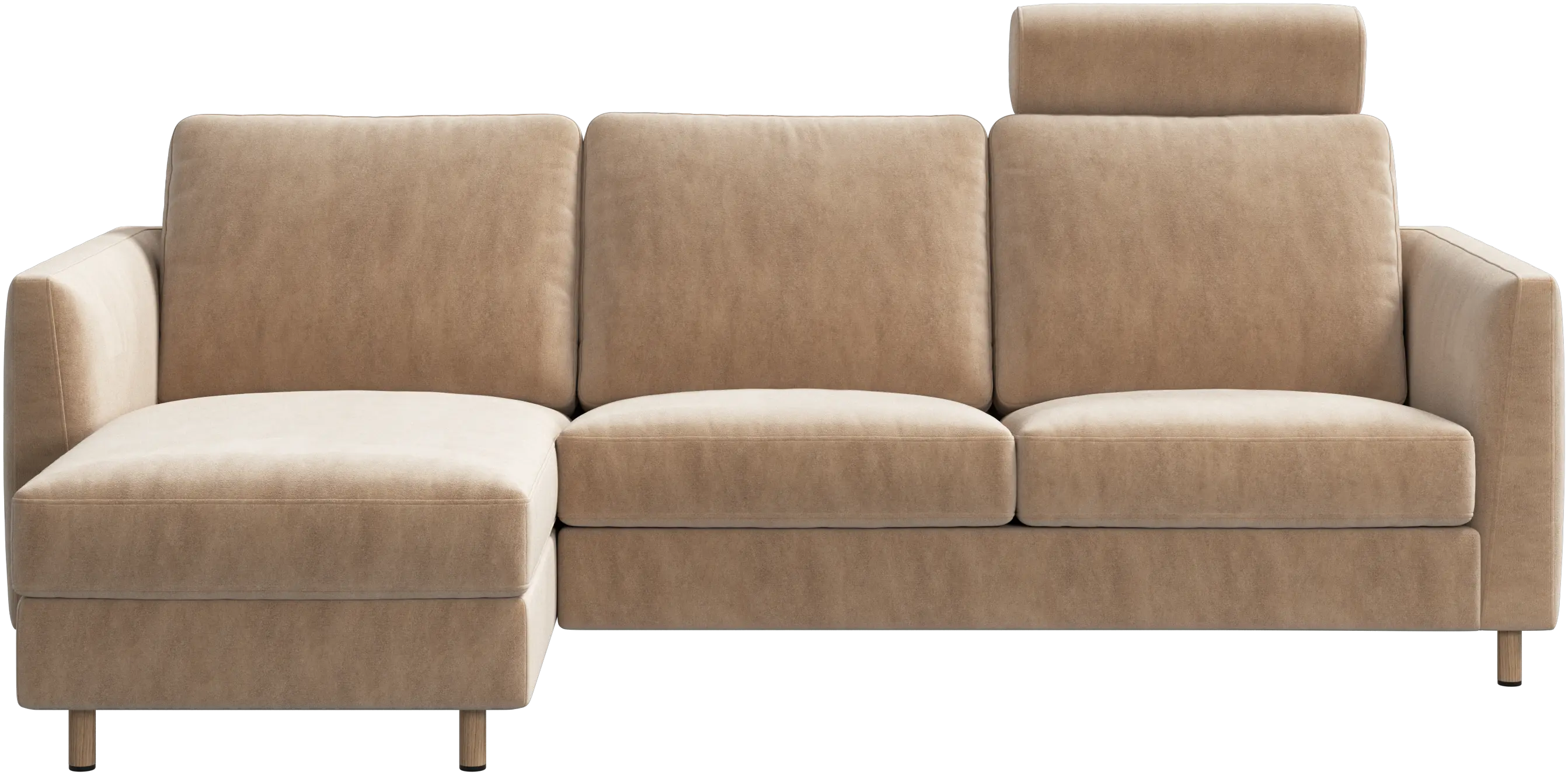 Indivi sofa with chaise longue left