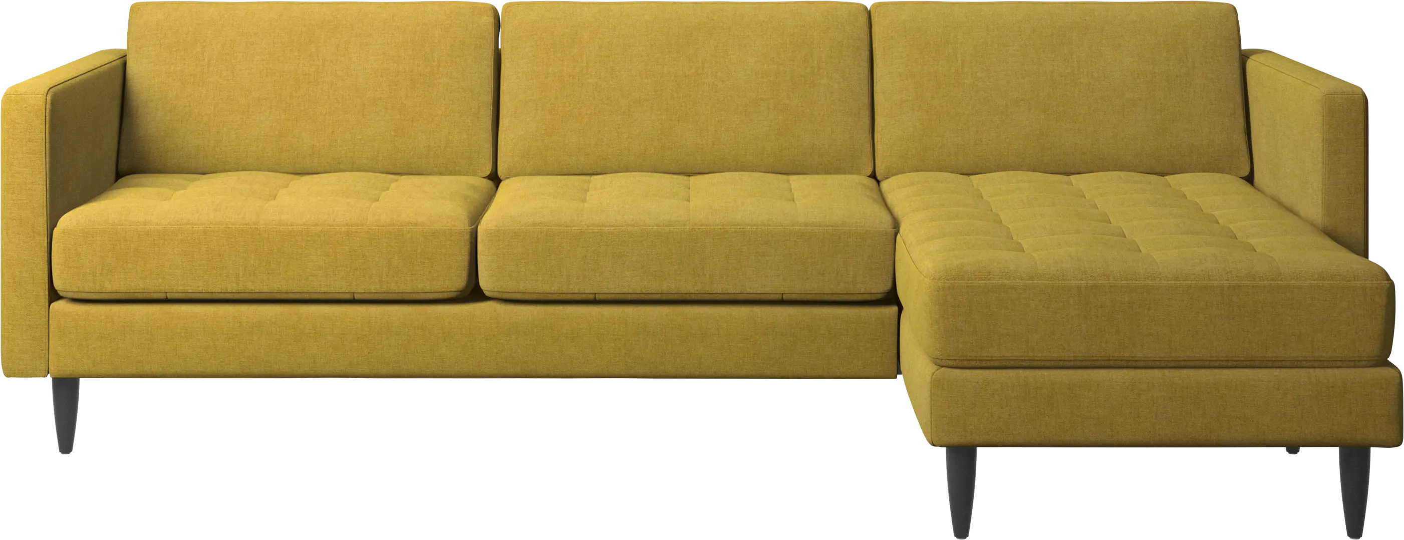 Osaka sofa with resting unit, tufted seat