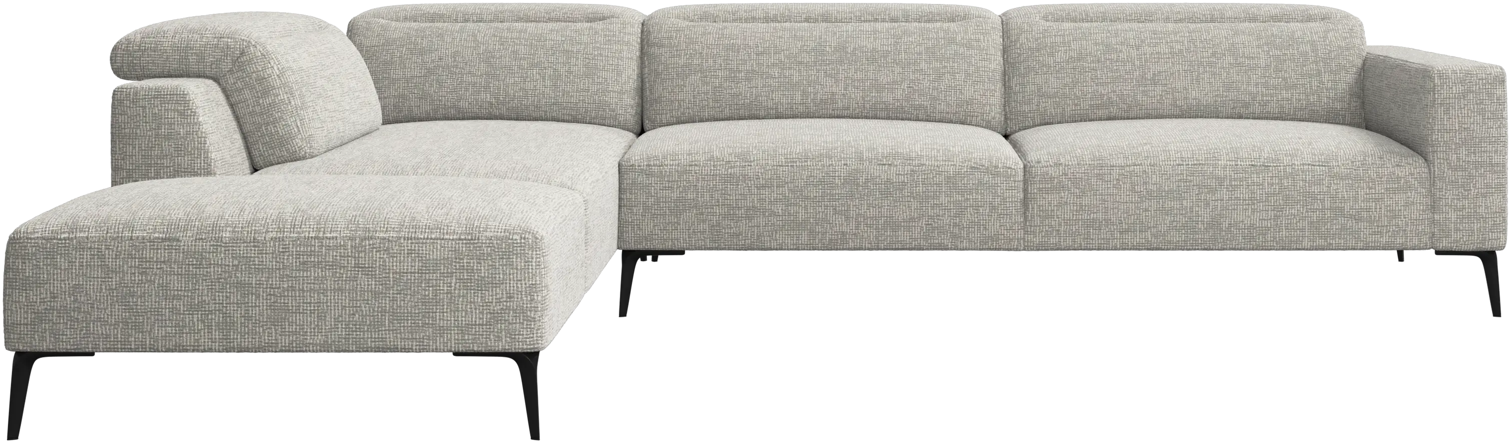 Zürich corner sofa with lounging unit