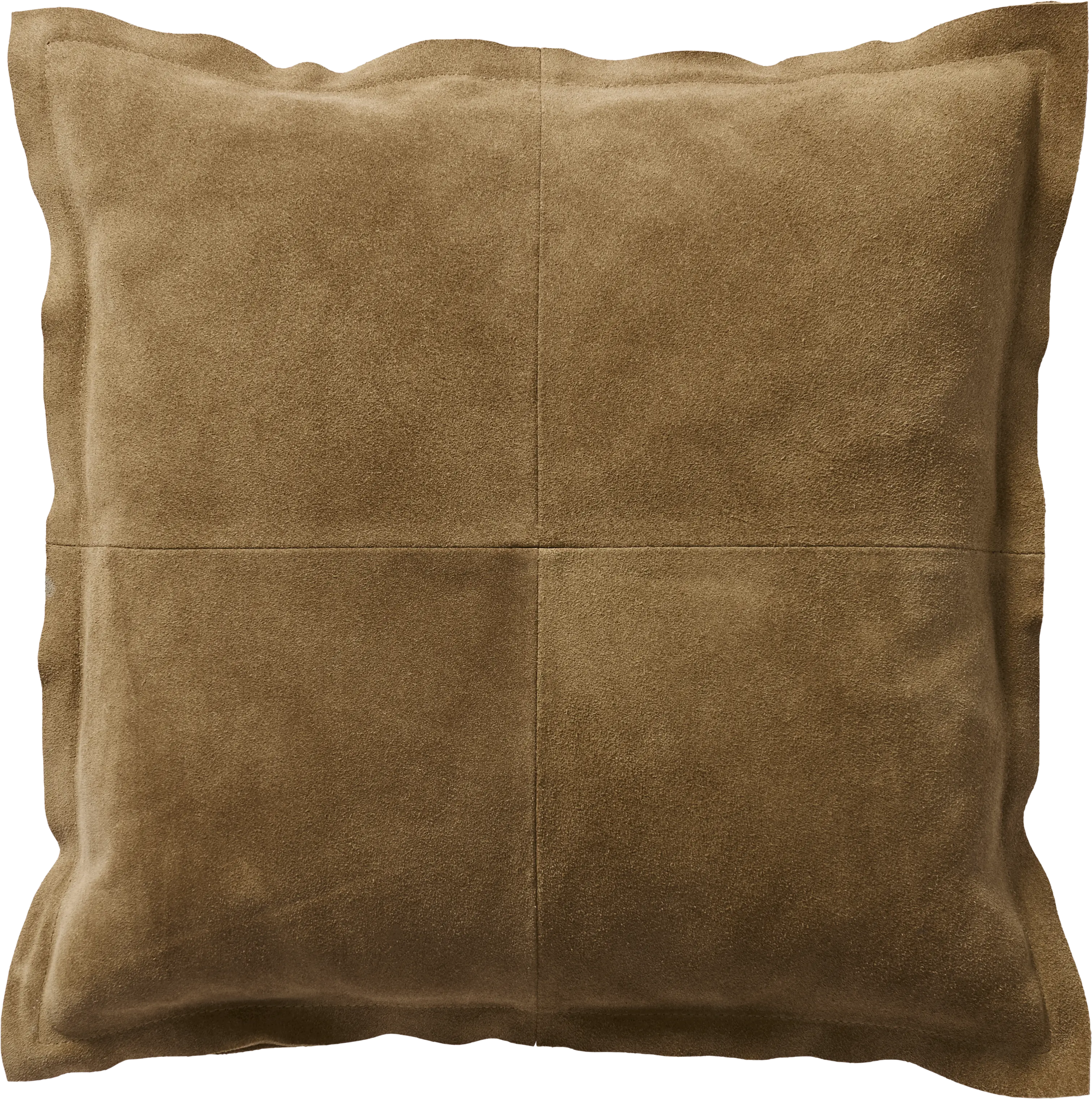 Suede cushion