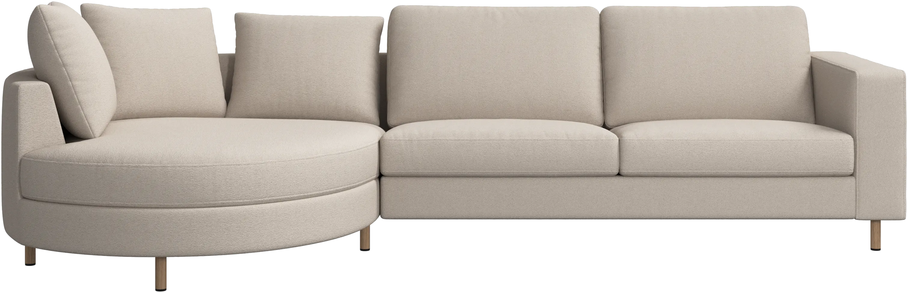 Sofá Indivi con módulo chaise-longue a la izquierda