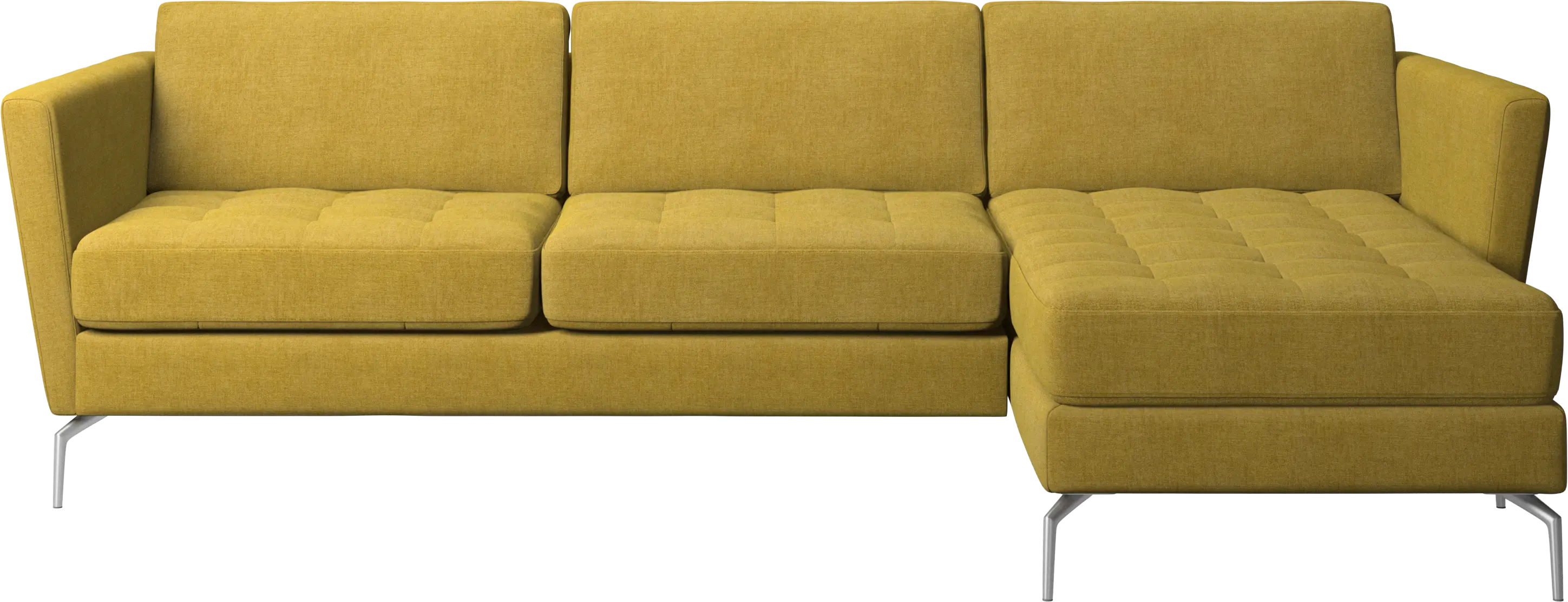 Osaka sofa with resting unit, tufted seat