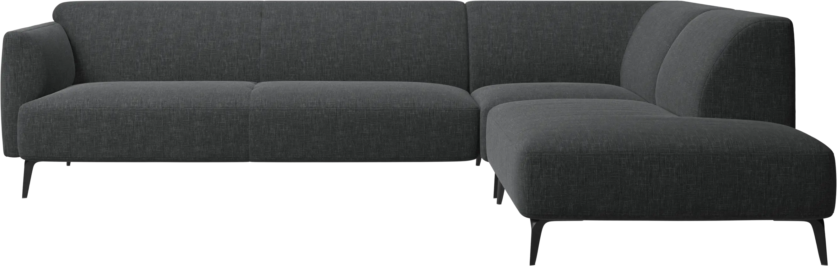 Modena corner sofa with lounging unit
