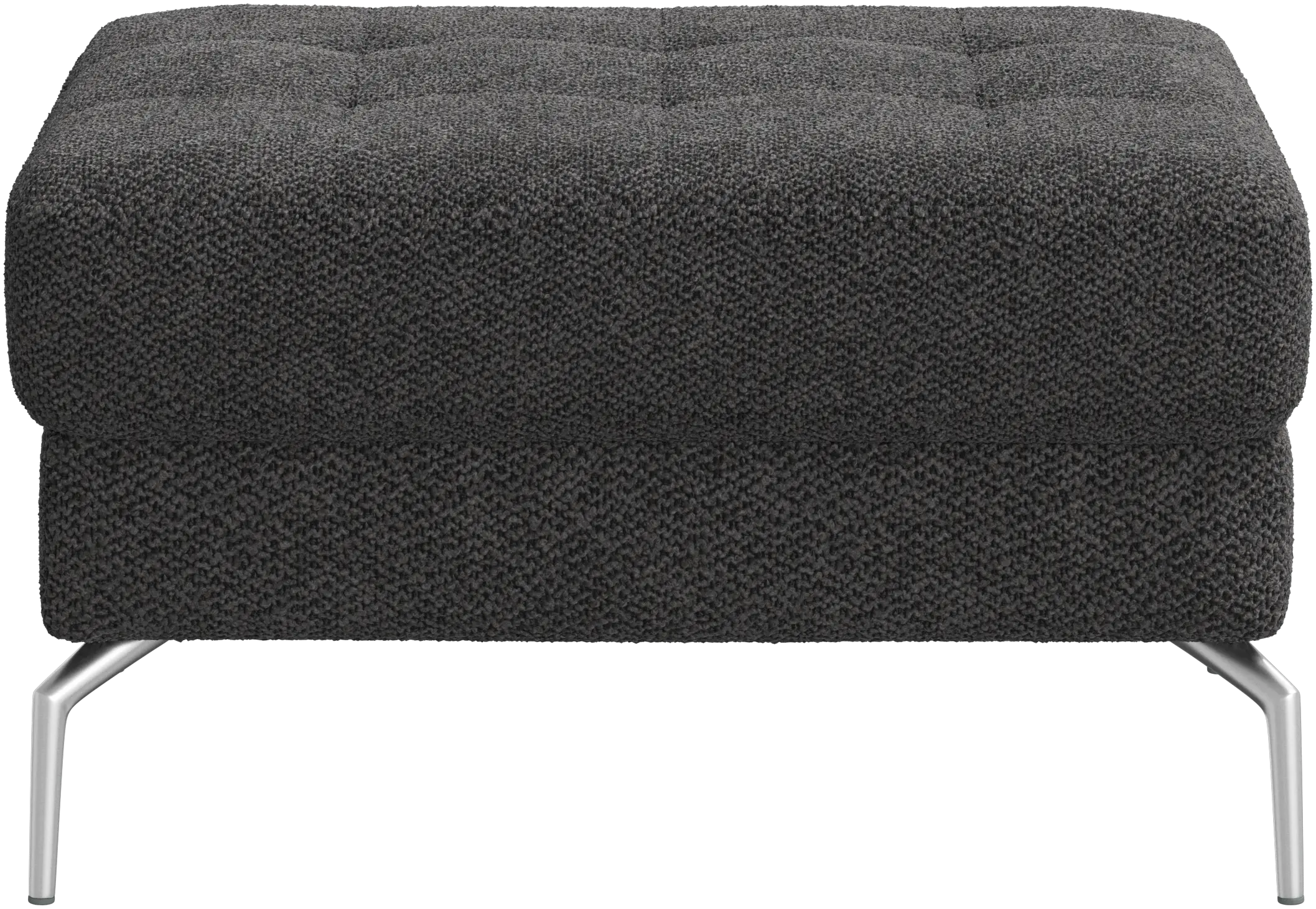Osaka footstool, tufted seat