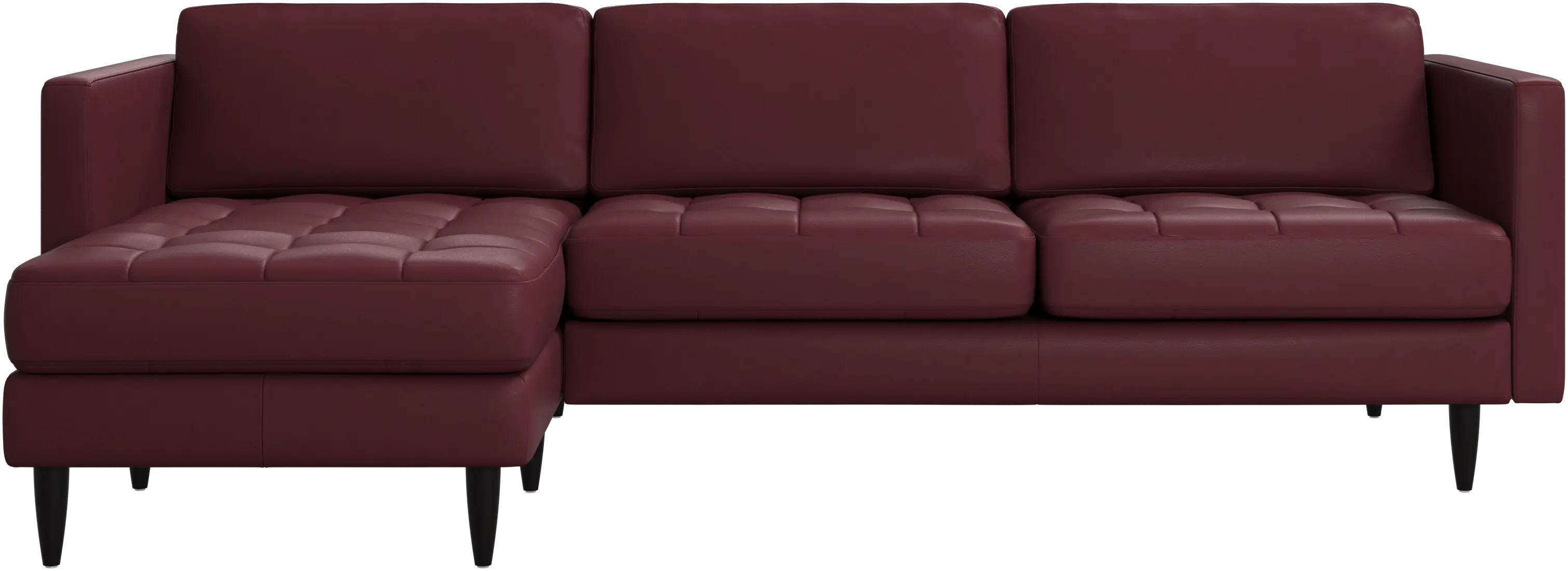 Osaka sofa with resting unit, tufted seat
