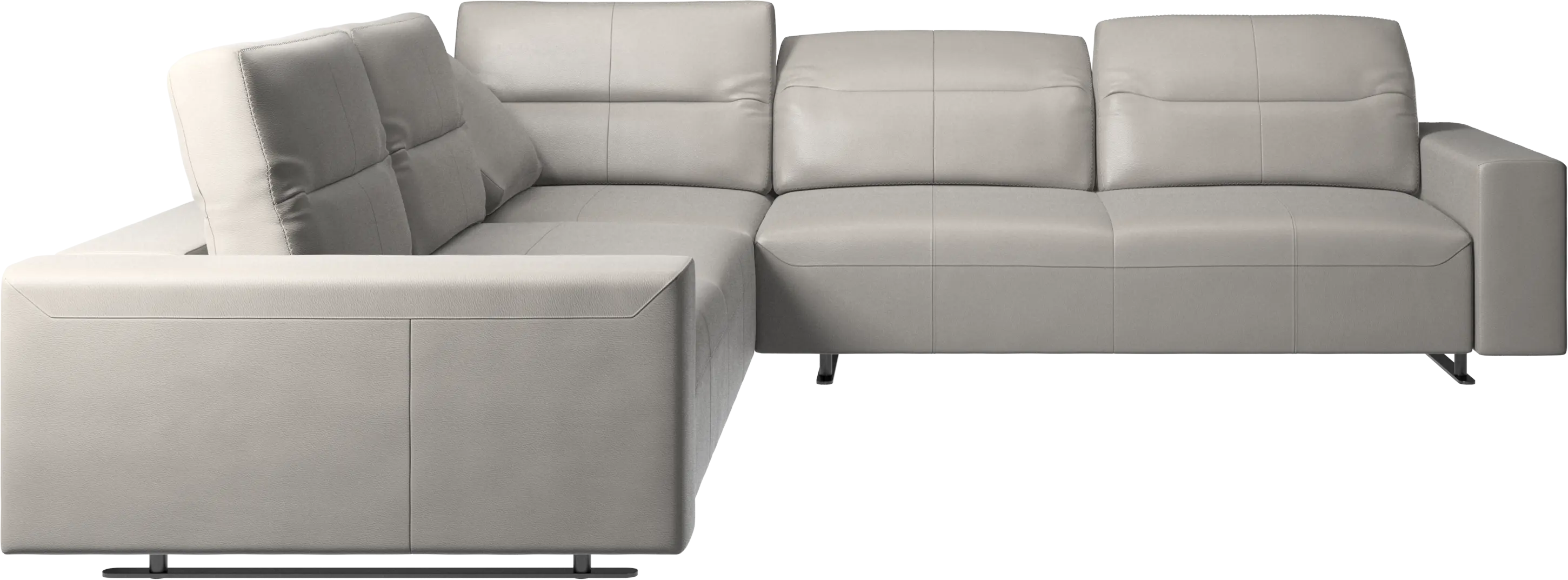 Hampton corner sofa with adjustable back