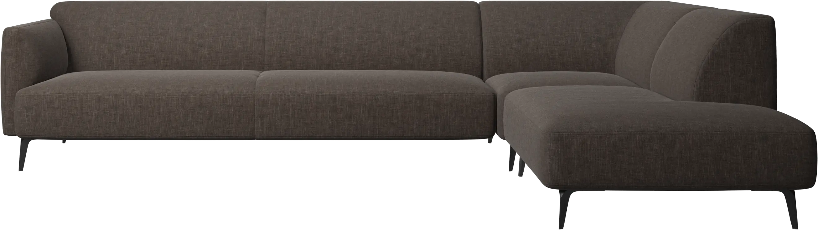 Modena corner sofa with lounging unit