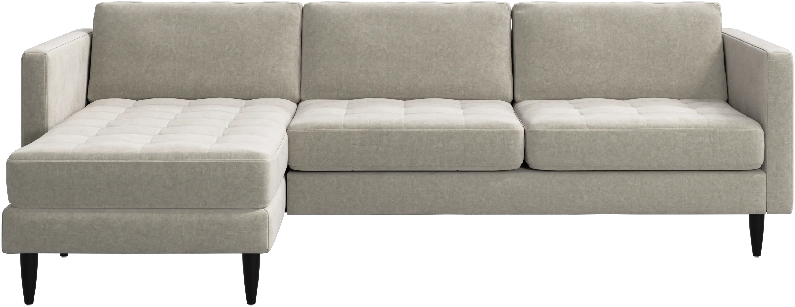 Osaka sofa with resting unit, tufted seat