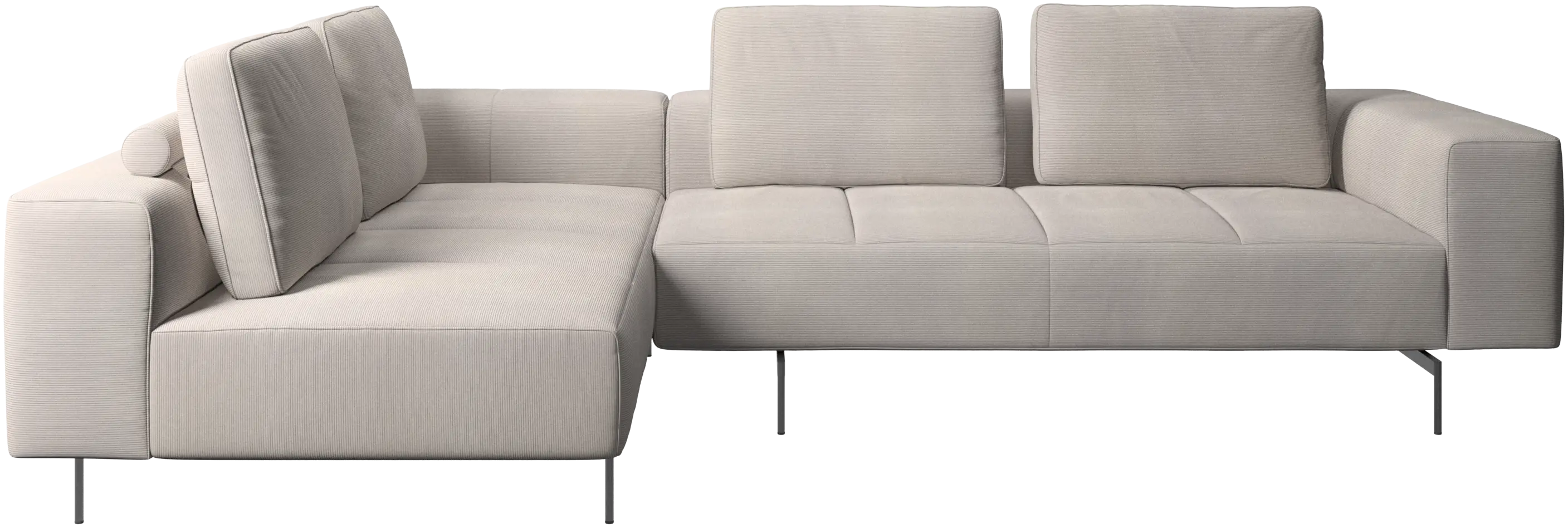 Amsterdam corner sofa with lounging unit