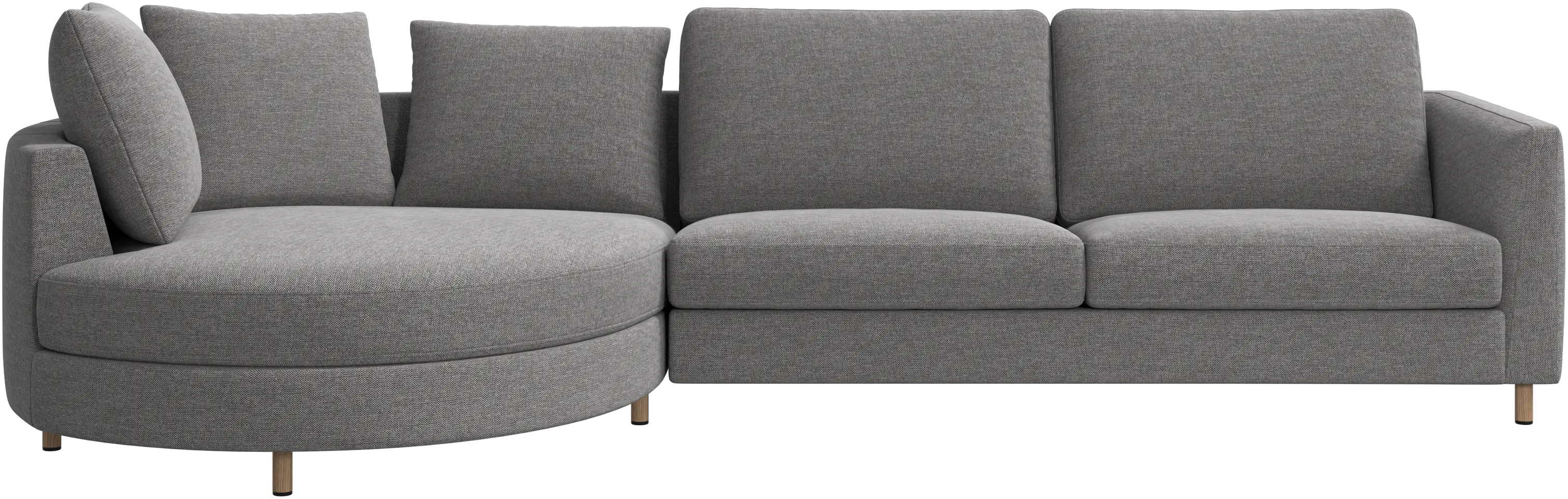 Indivi sofa with chaise longue left
