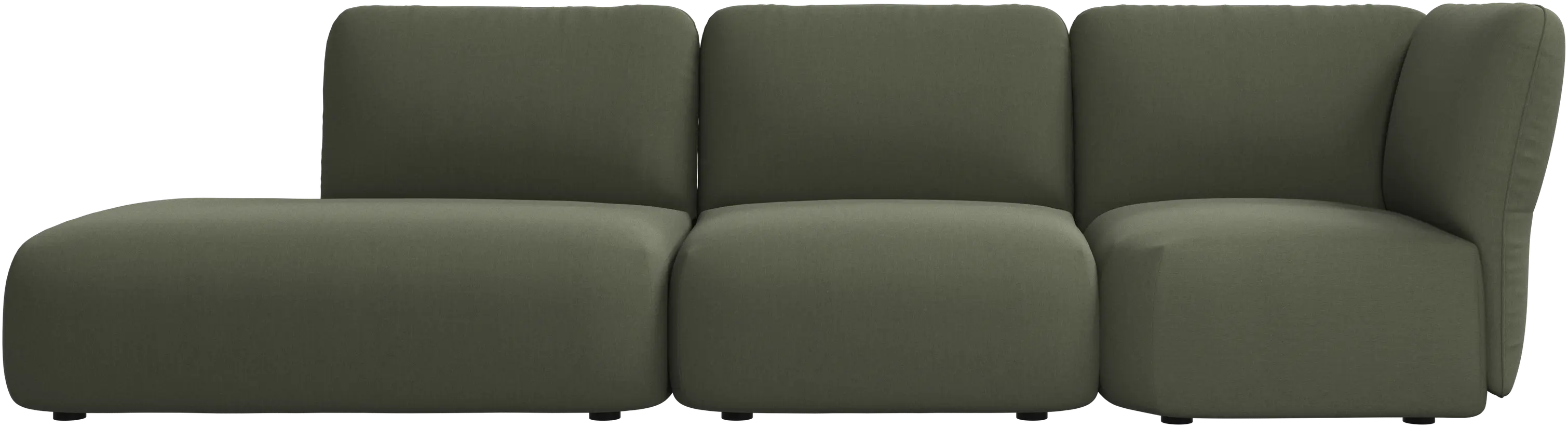 Paraggi sofa with lounging unit right