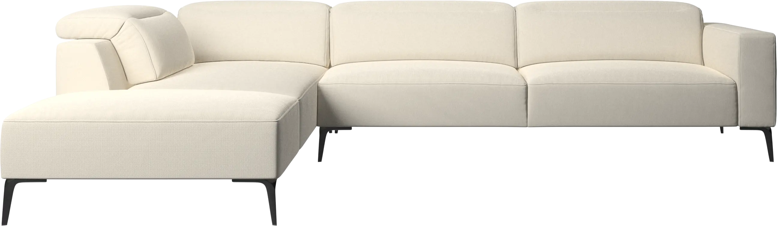 Zürich corner sofa with lounging unit
