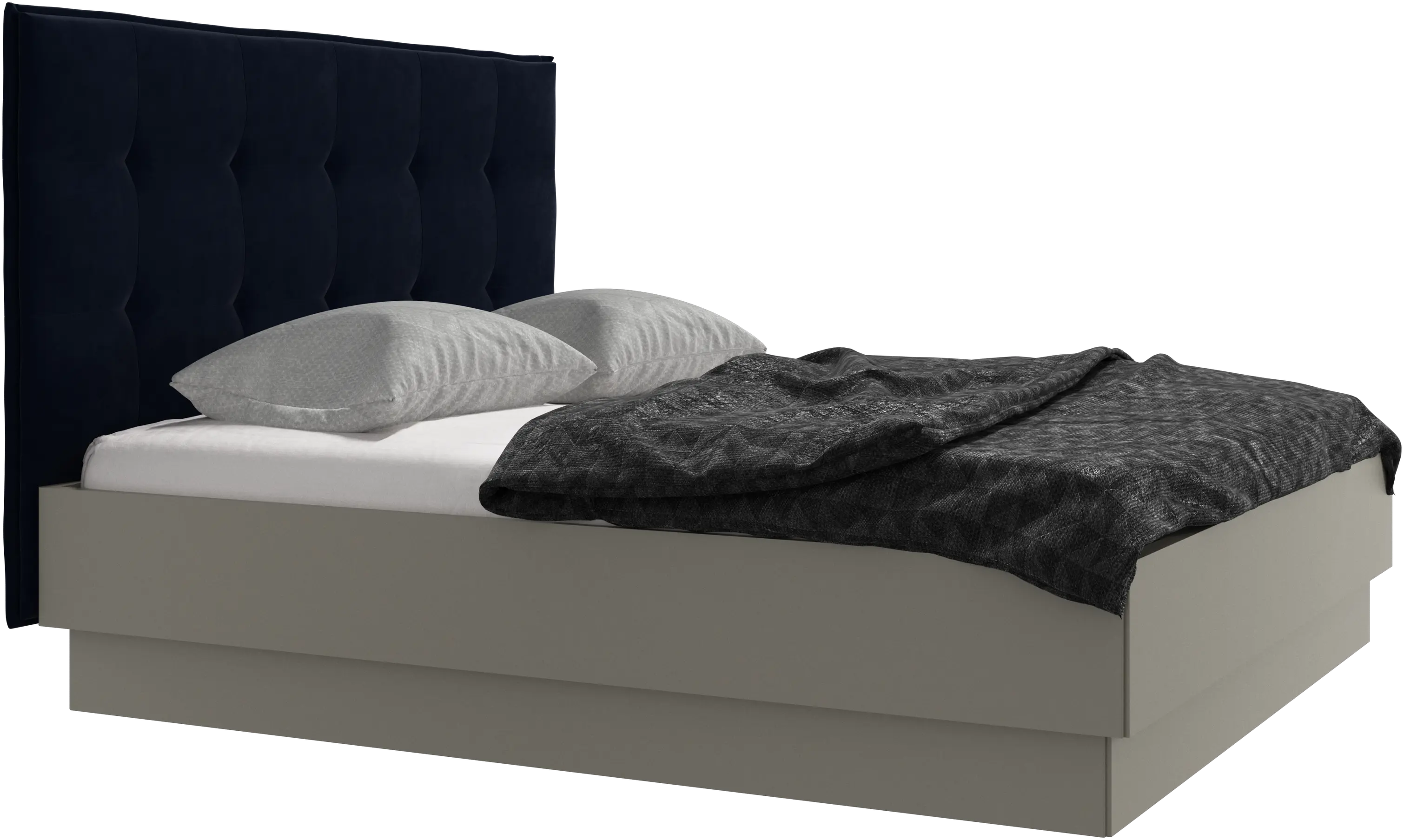 Lugano Bett mit Lattenrost und Staufach unter hochklappbarer Liegefläche, Matratze gegen Aufpreis