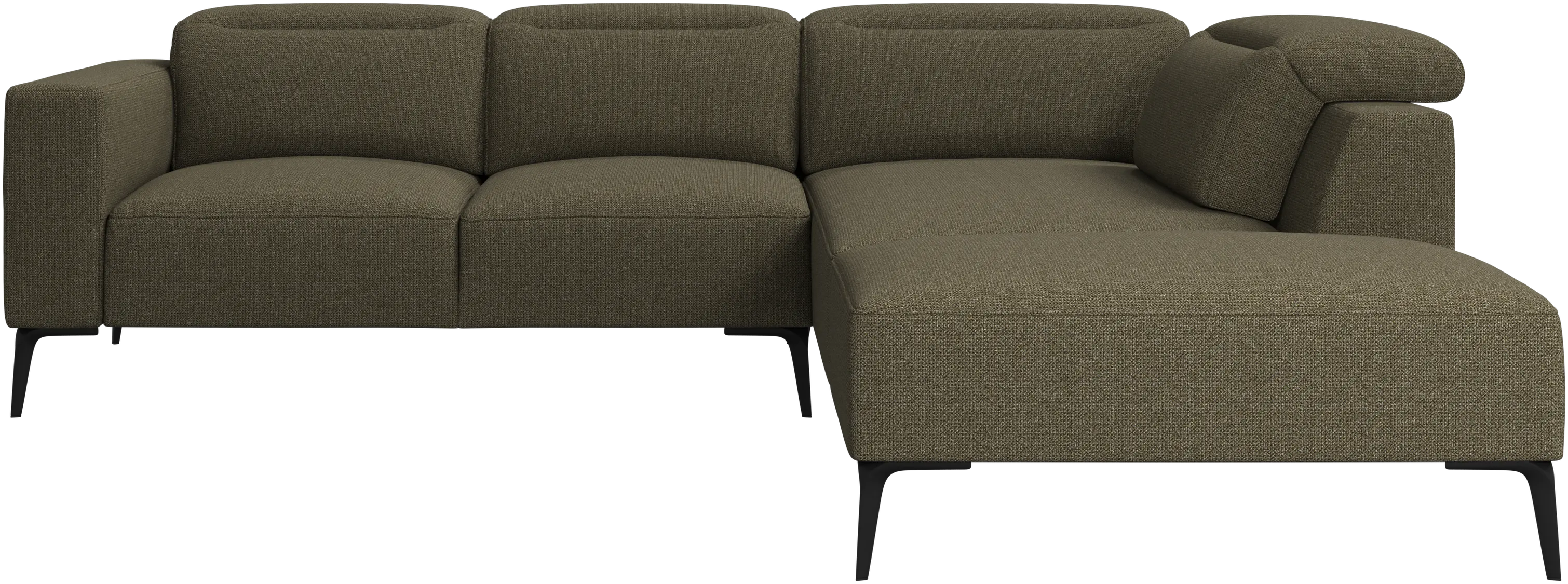 Zürich corner sofa with lounging unit