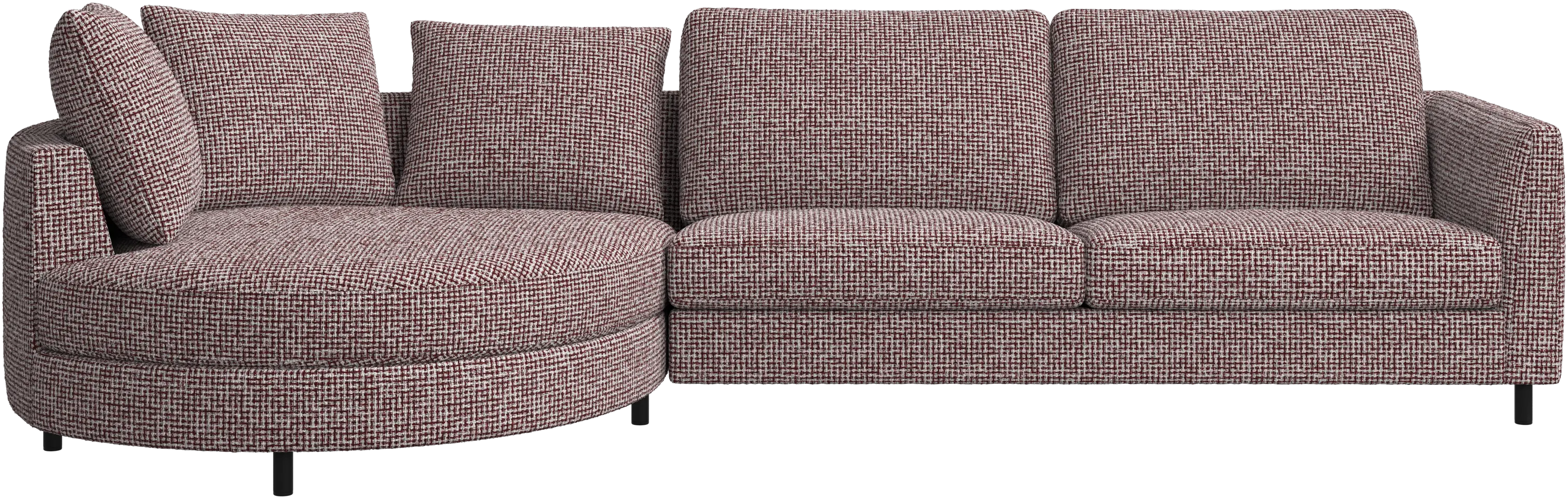 Indivi sofa with chaise longue left