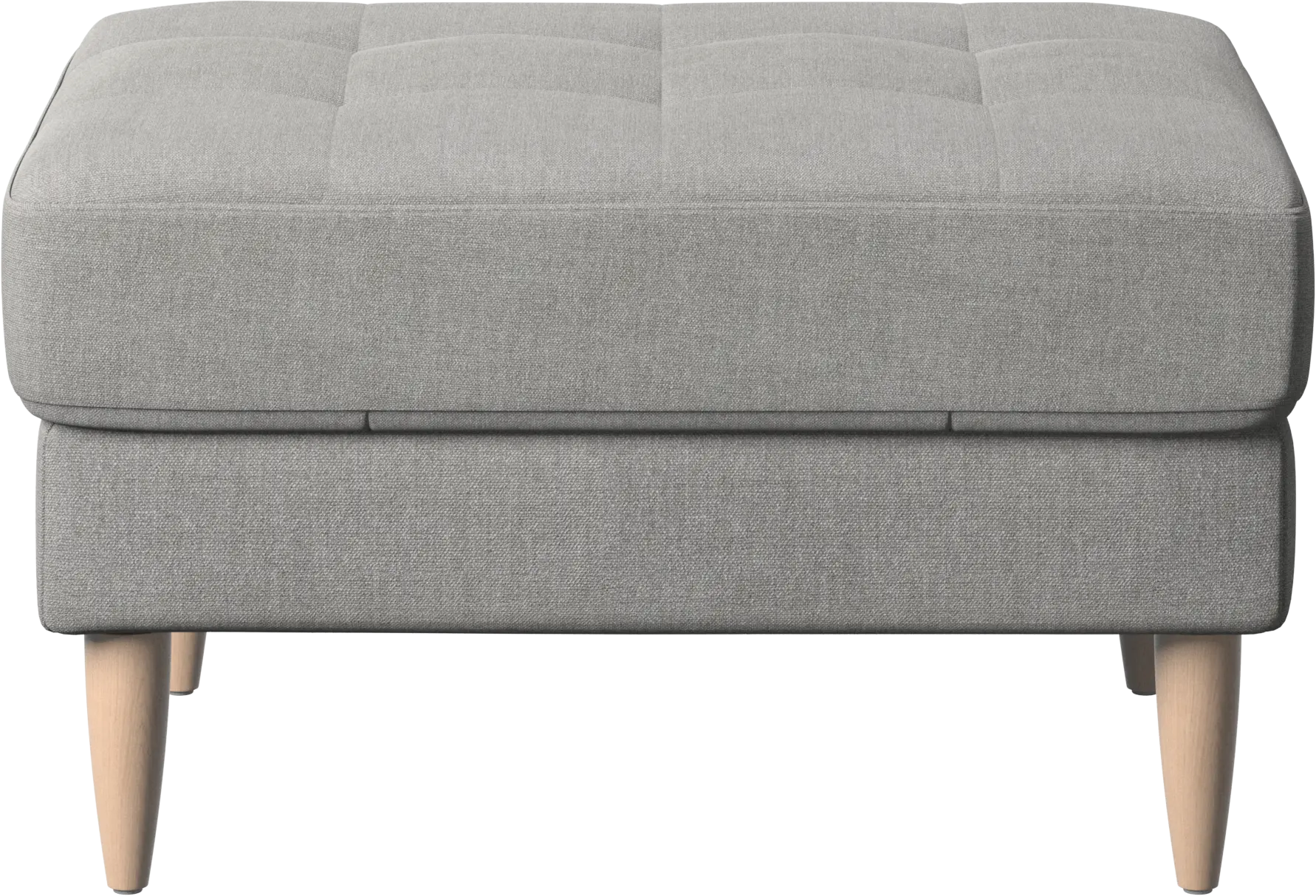 Osaka footstool, tufted seat