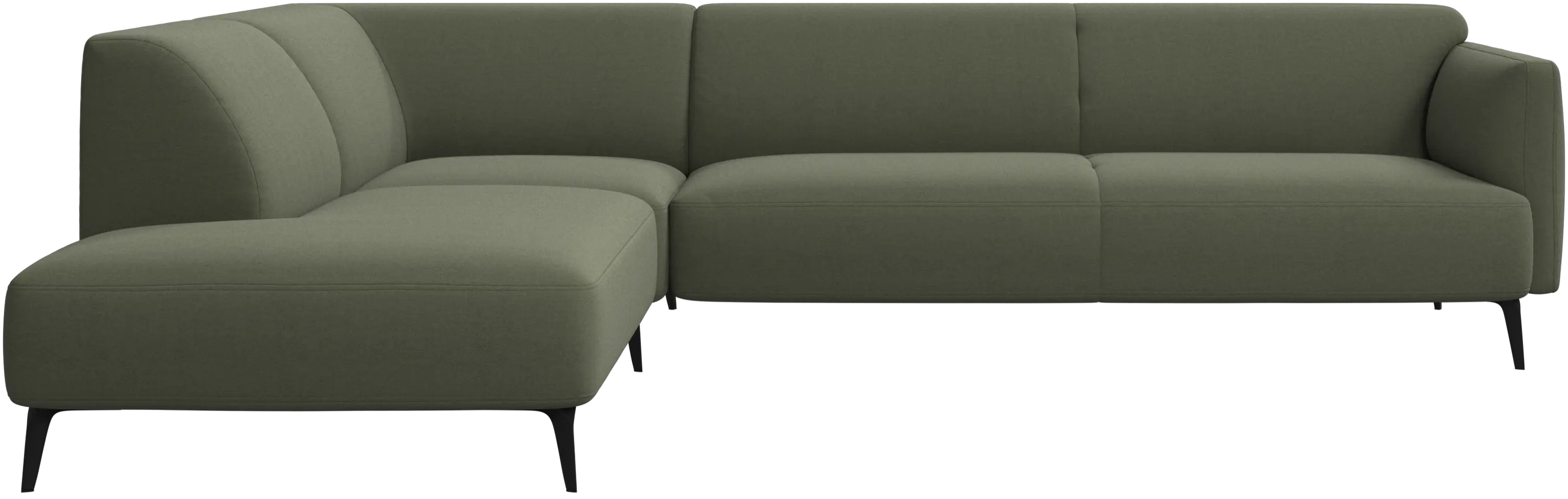 Modena corner sofa with lounging unit