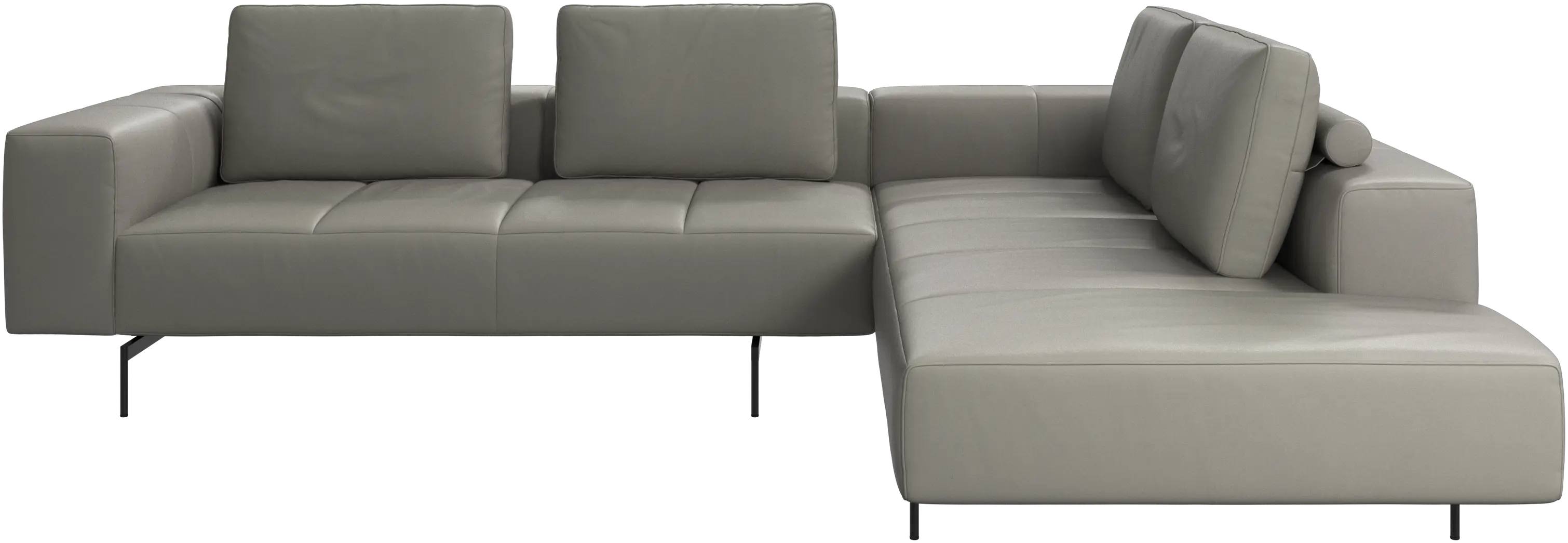 Amsterdam corner sofa with lounging unit