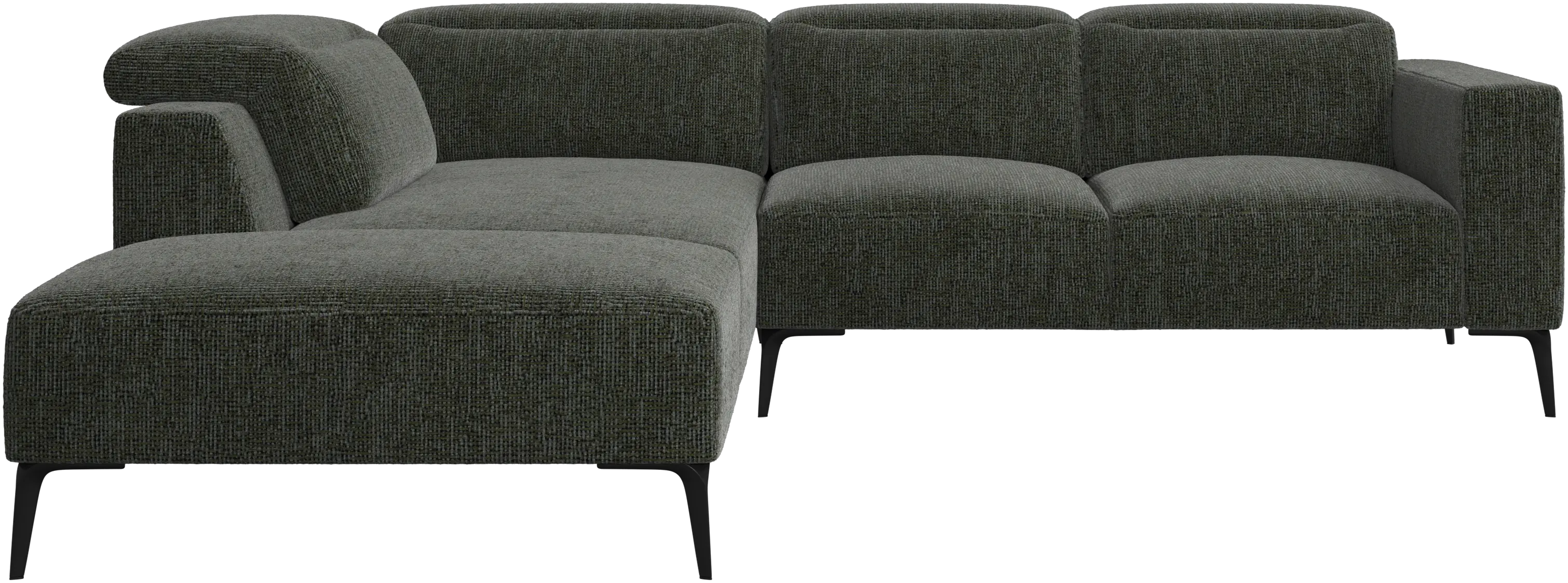 Zürich corner sofa with lounging unit