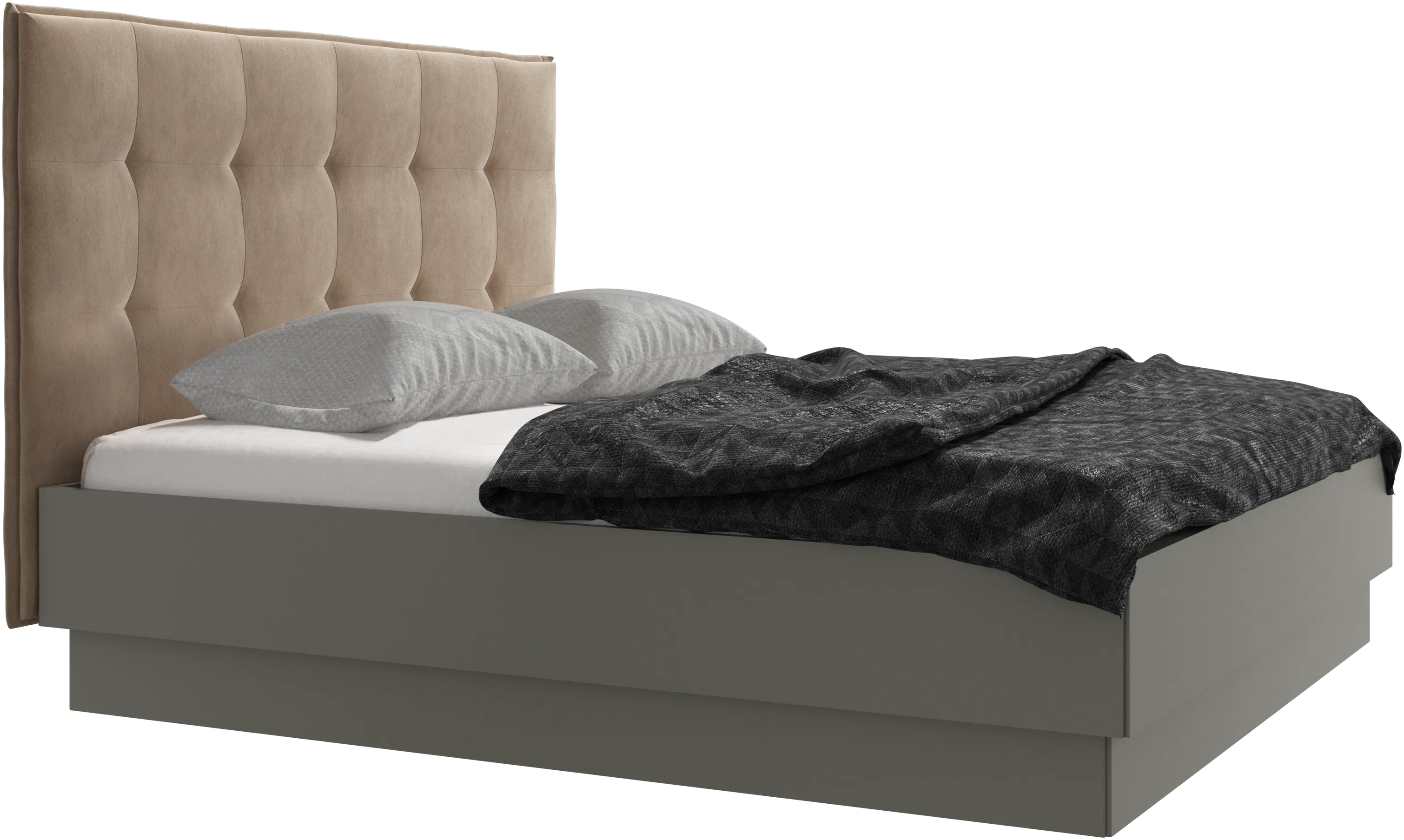 Cama com arrumação, excluindo colchão Lugano