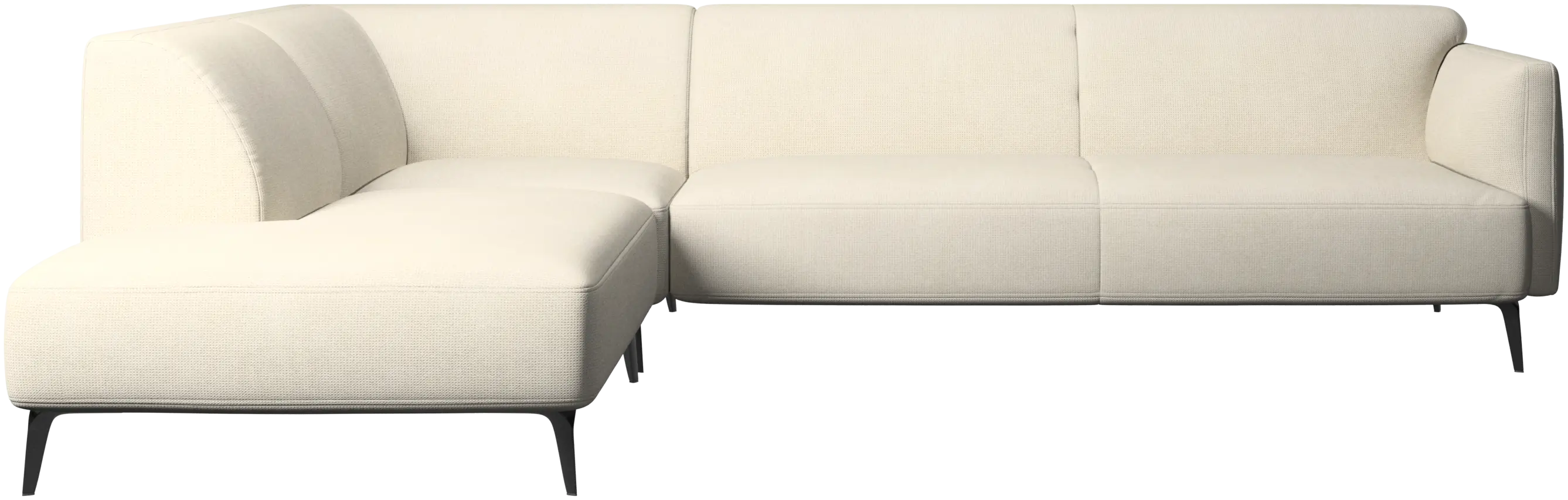 Modena corner sofa with lounging unit