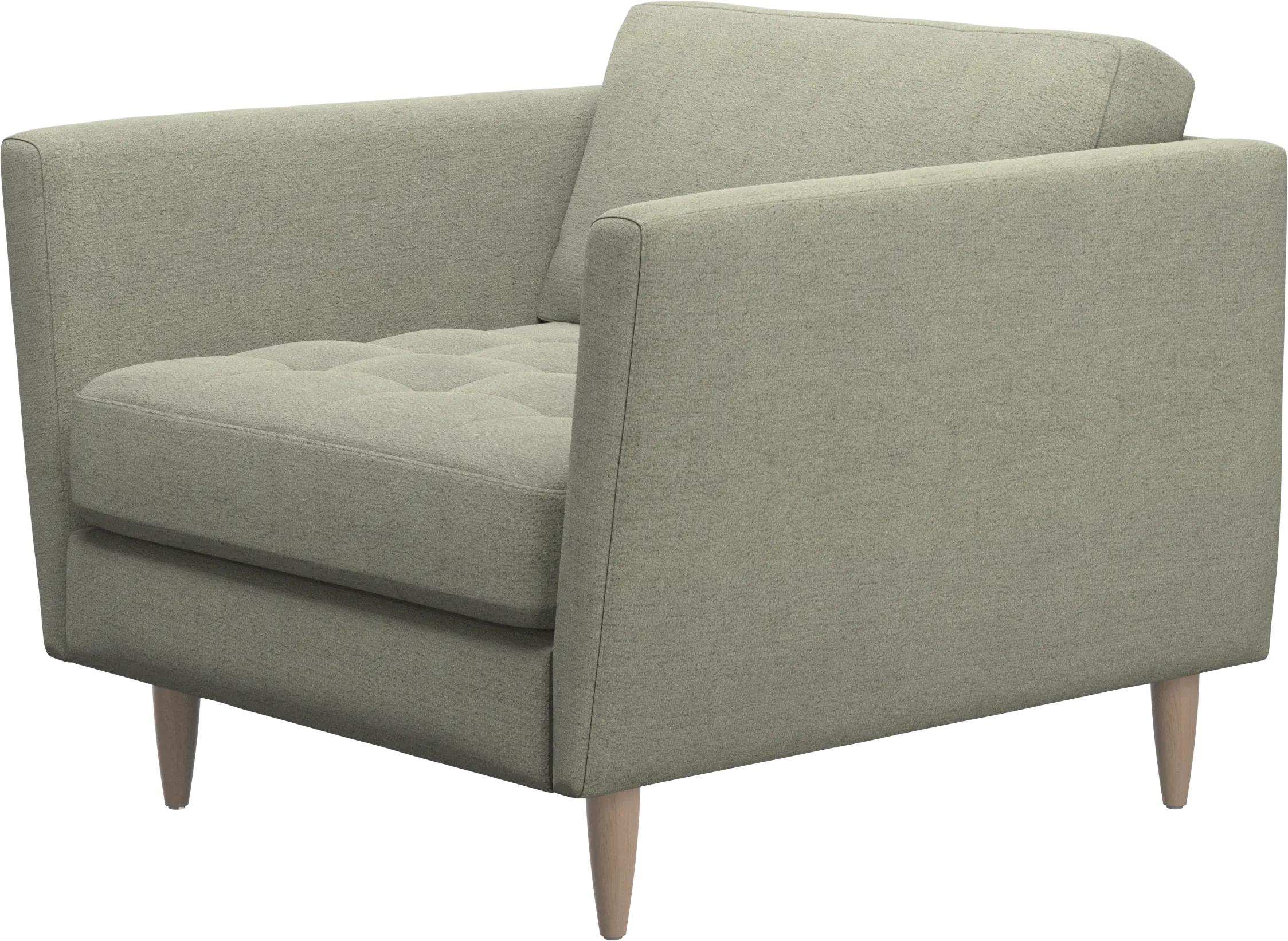 Osaka chair, tufted seat