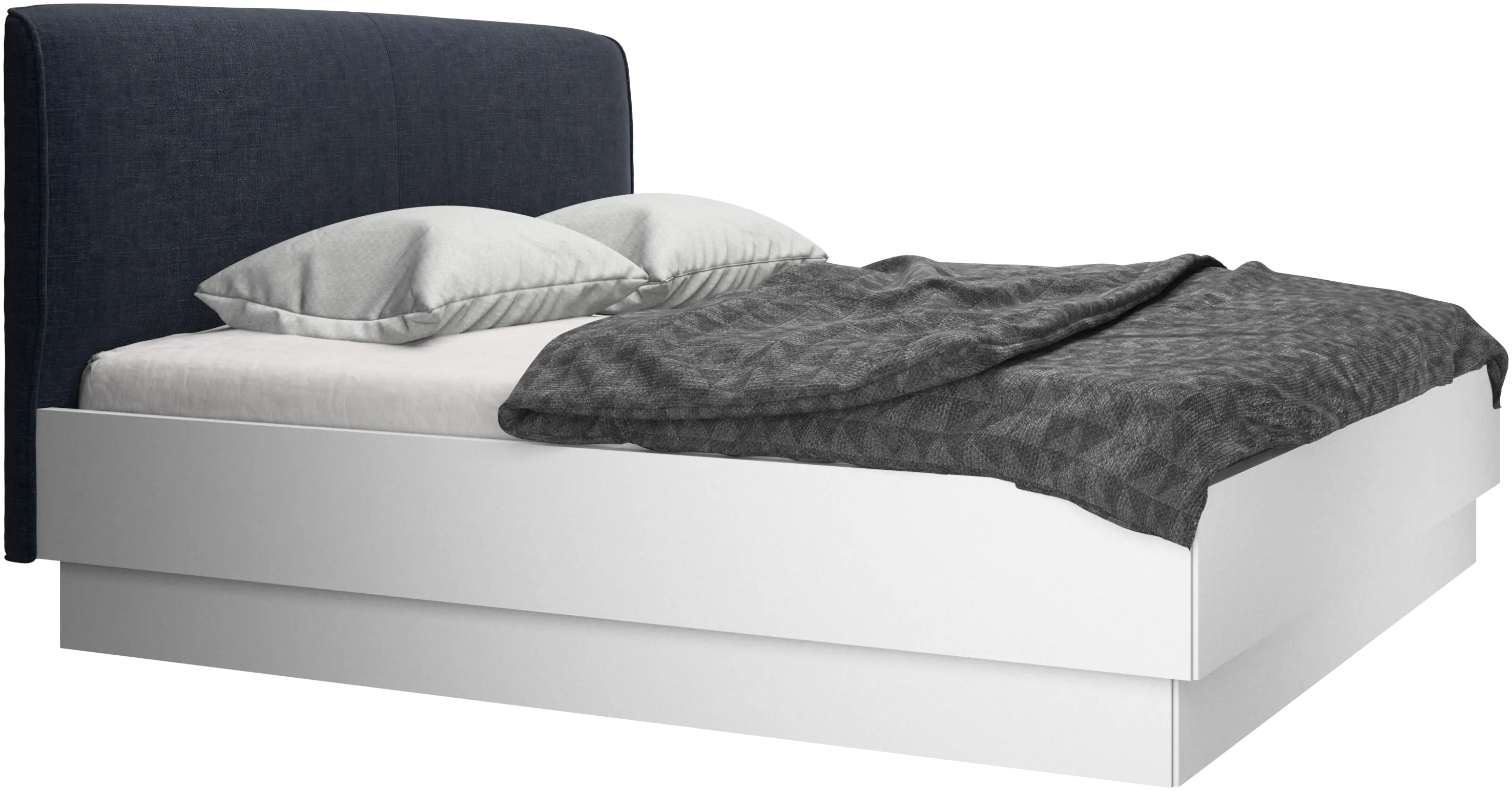Houston, upholstered bed with storage