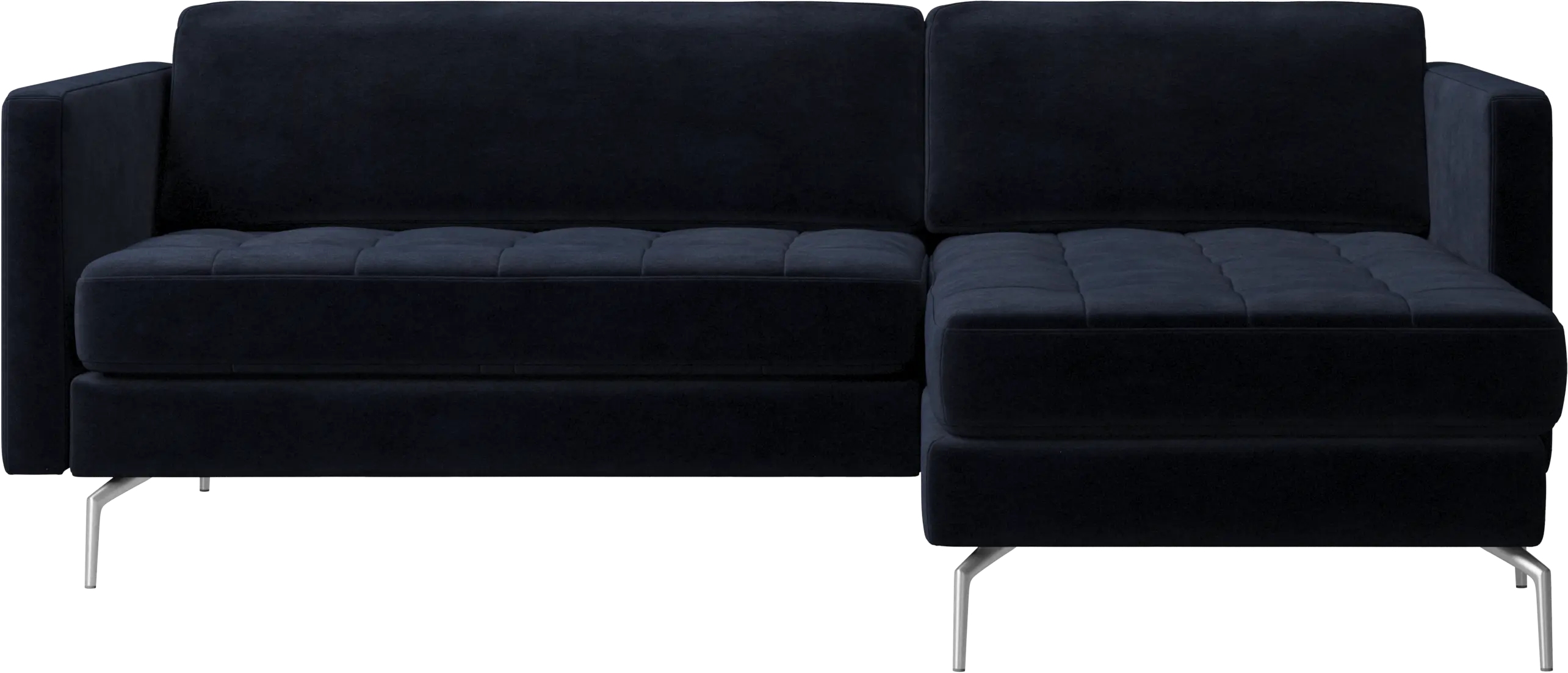 Osaka sofa with resting unit, tufted seat