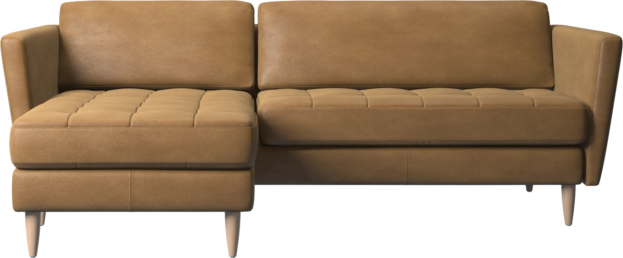 Osaka sofa with resting unit, tufted seat