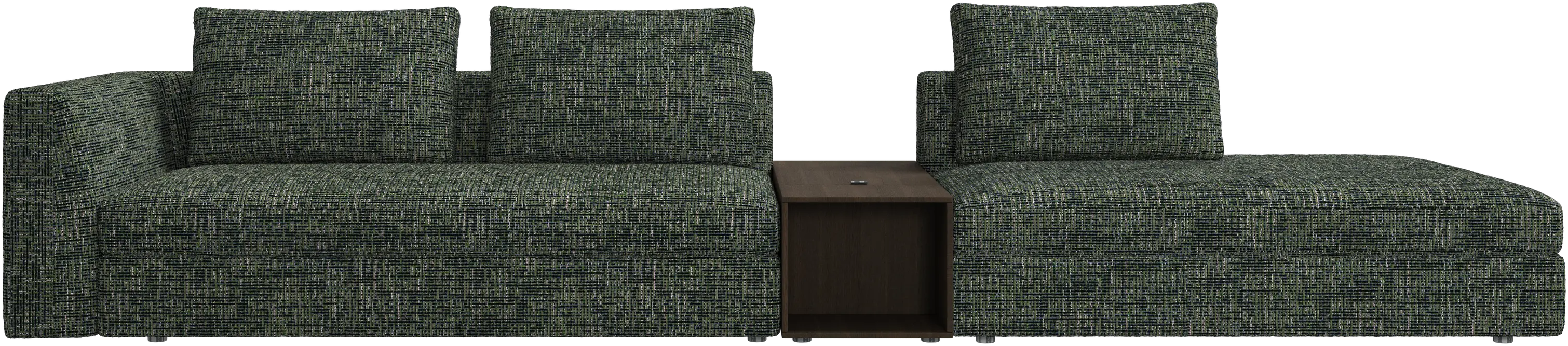 Bergamo 3-seater lounge sofa with storage